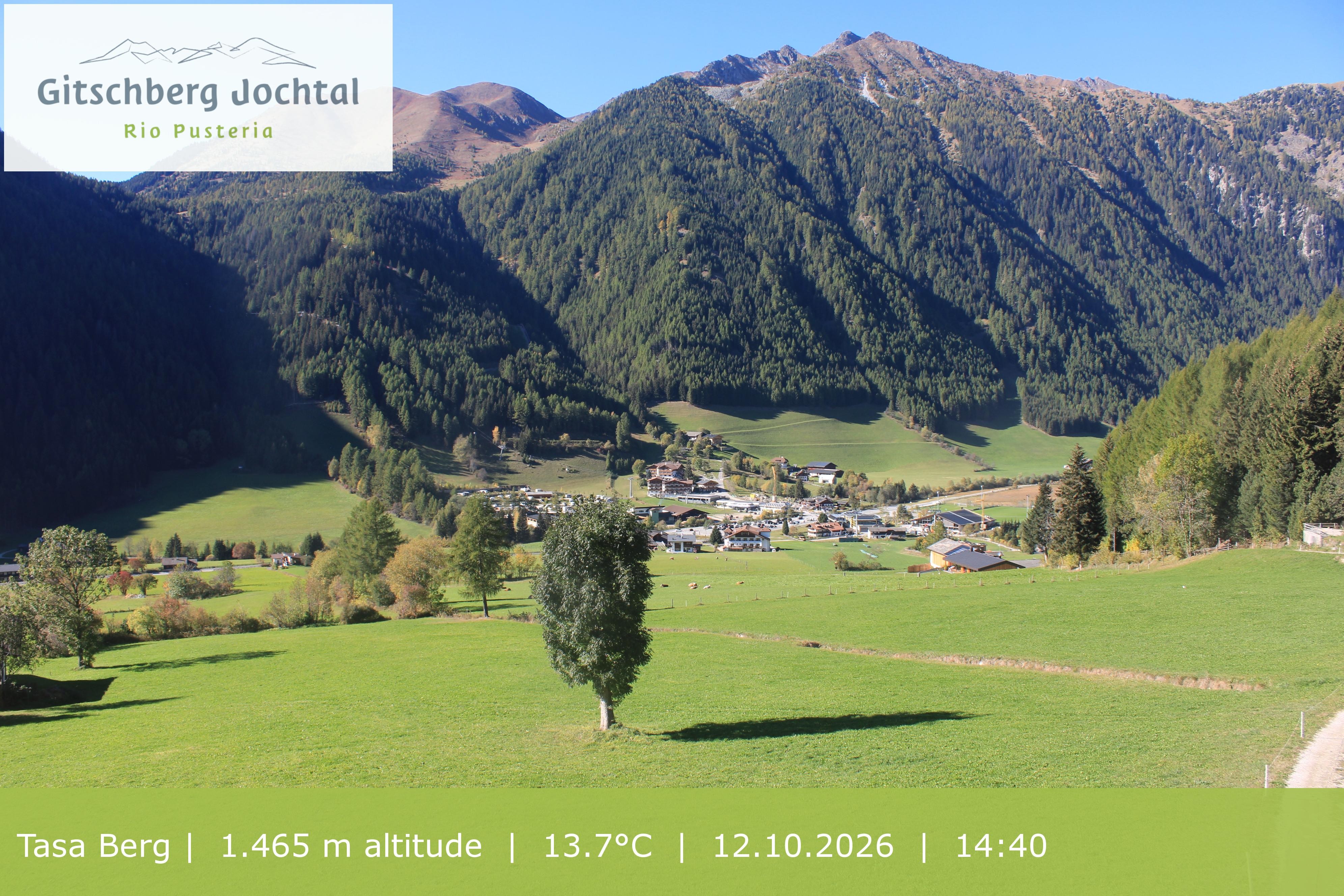 Archiv Foto Webcam: Blick auf den Gitschberg
