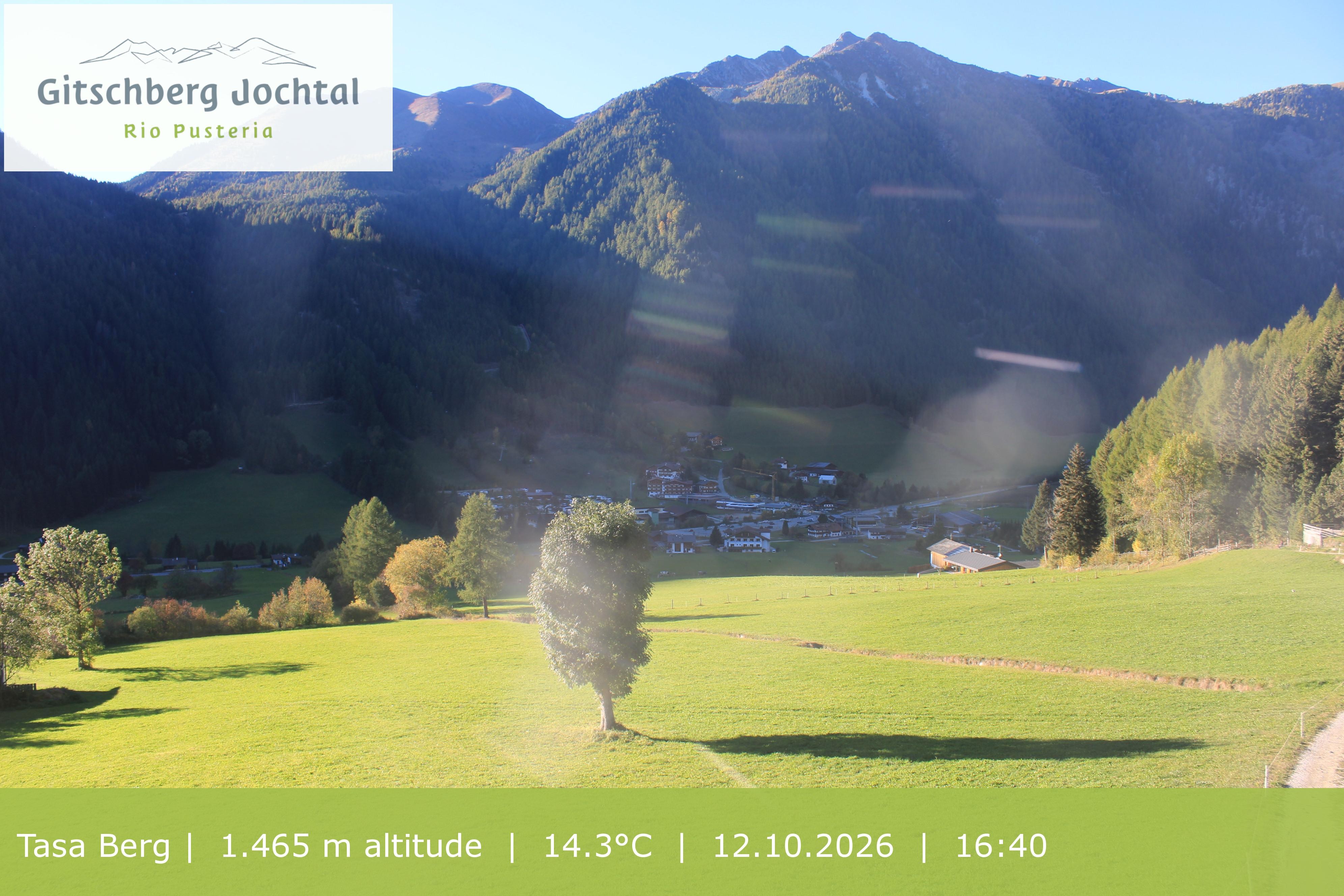 Archiv Foto Webcam: Blick auf den Gitschberg