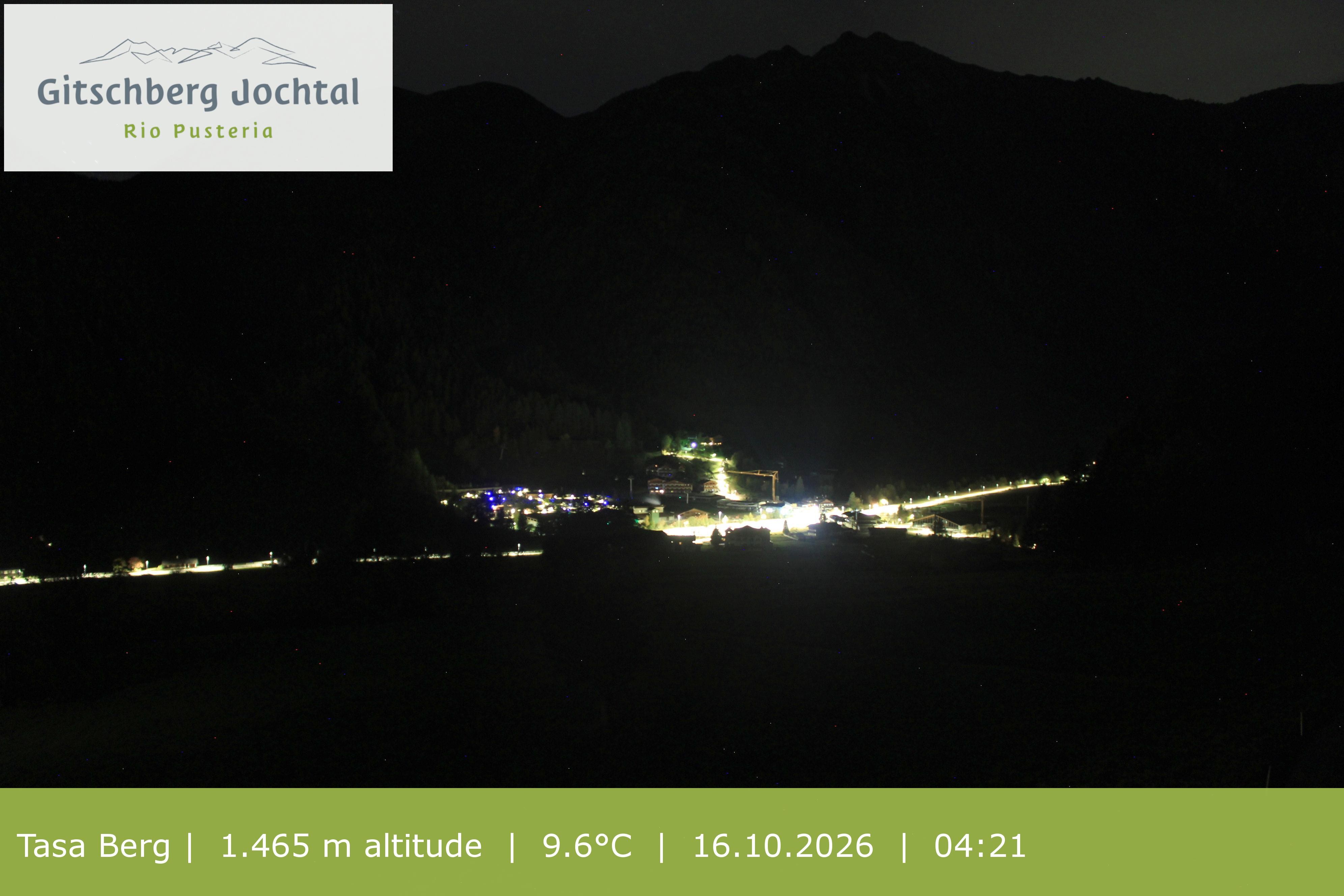 Archived image Webcam: View at Gitschberg Mountain