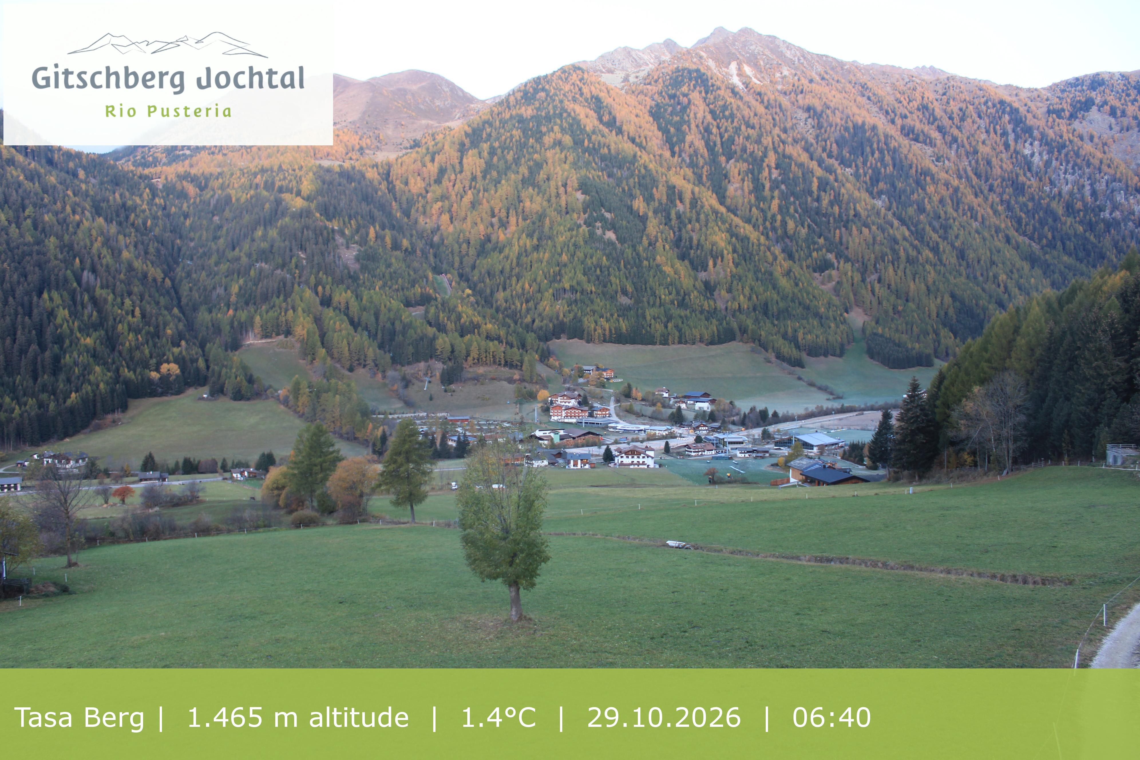 Archiv Foto Webcam: Blick auf den Gitschberg