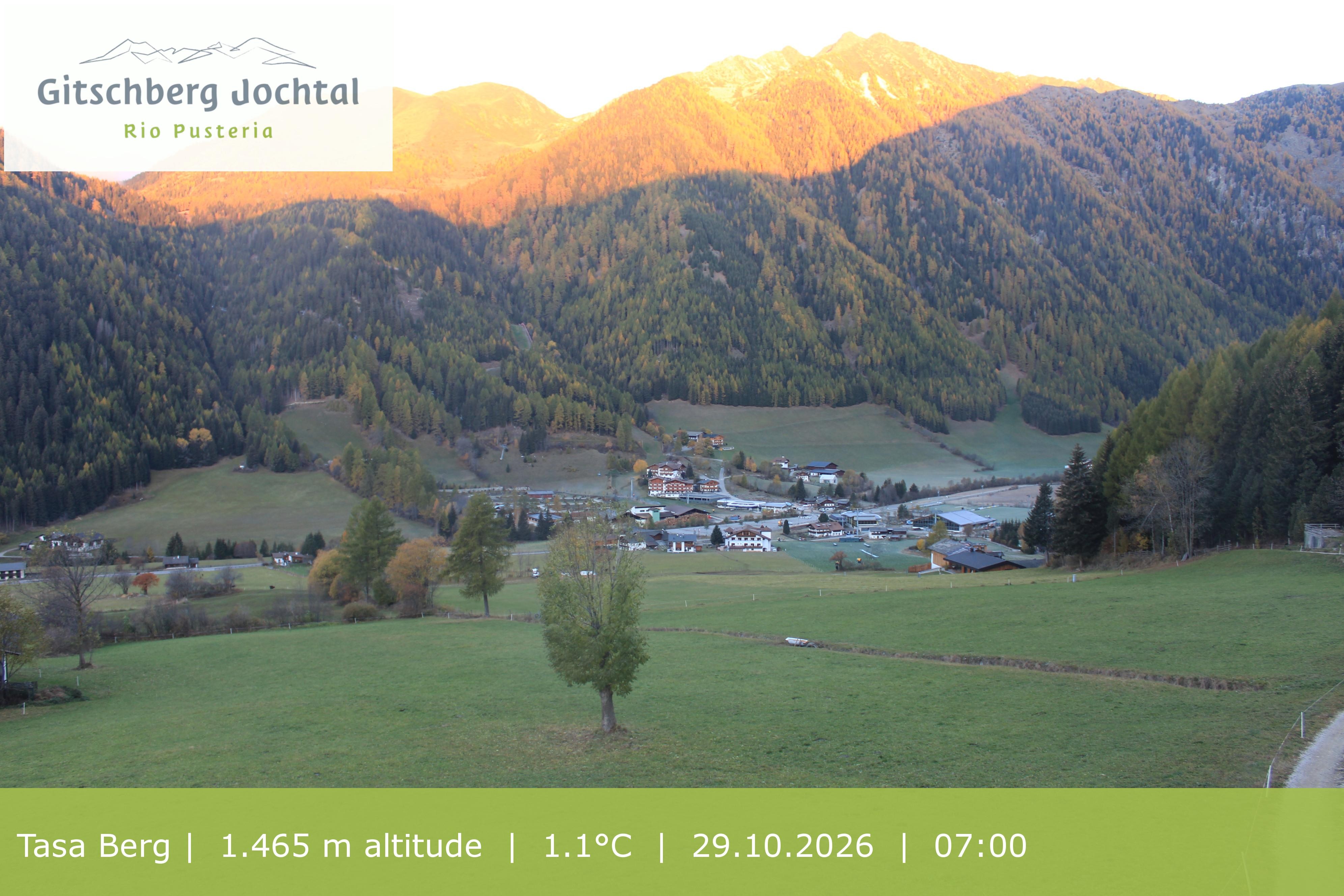 Archiv Foto Webcam: Blick auf den Gitschberg