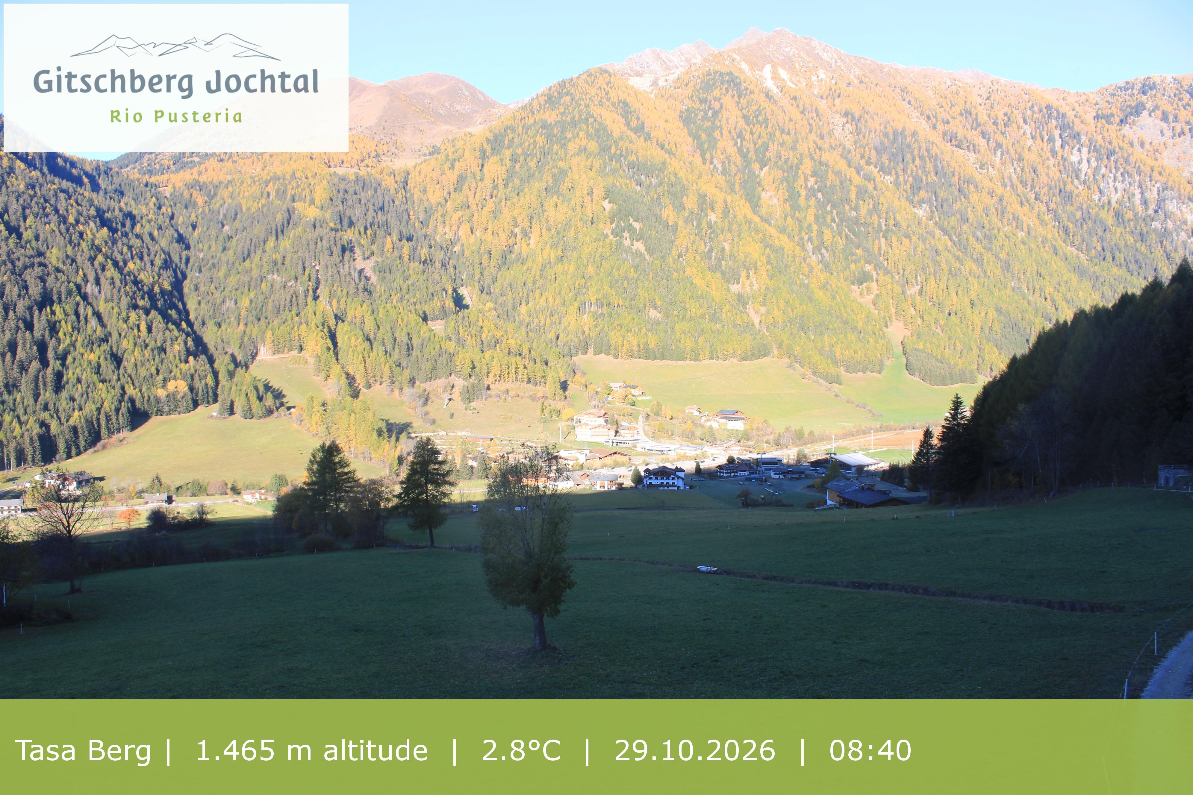 Archiv Foto Webcam: Blick auf den Gitschberg