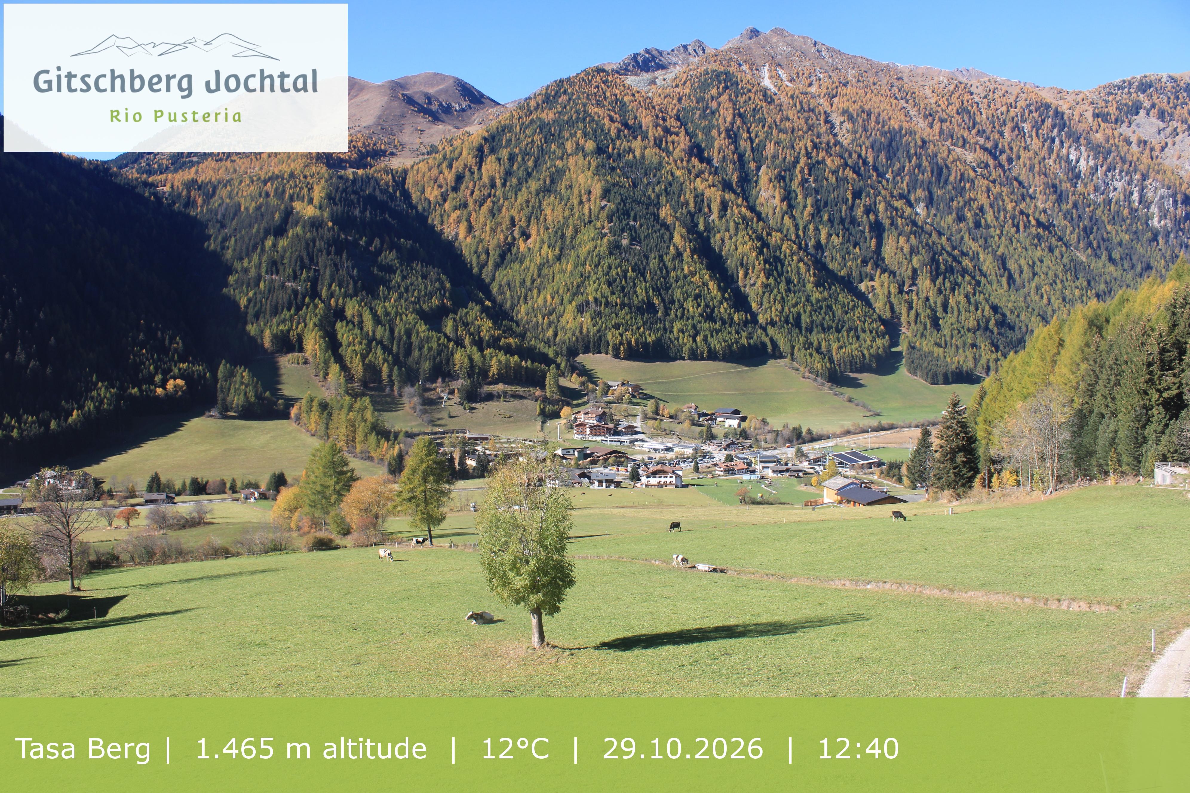 Archiv Foto Webcam: Blick auf den Gitschberg