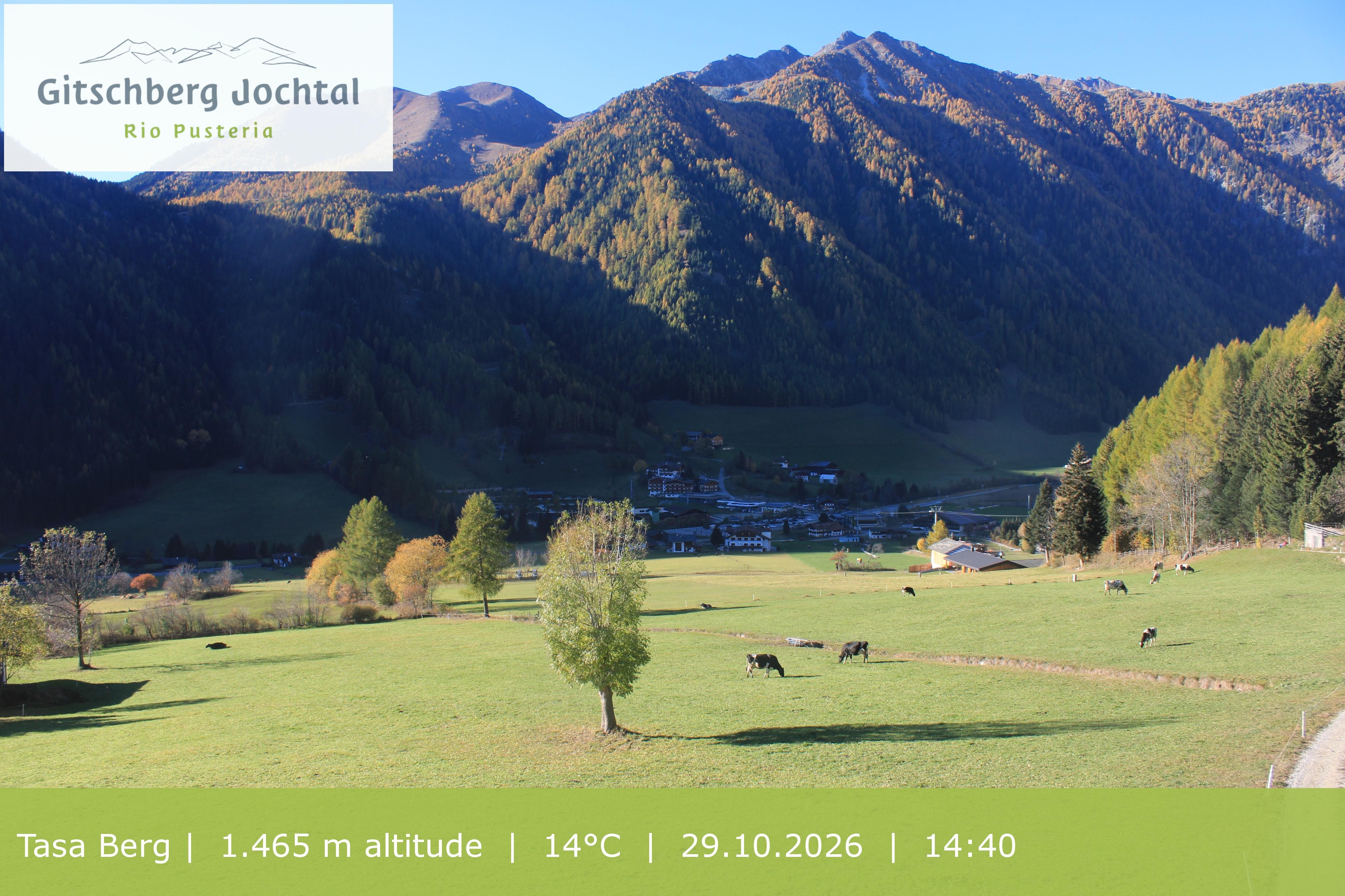 Archiv Foto Webcam: Blick auf den Gitschberg
