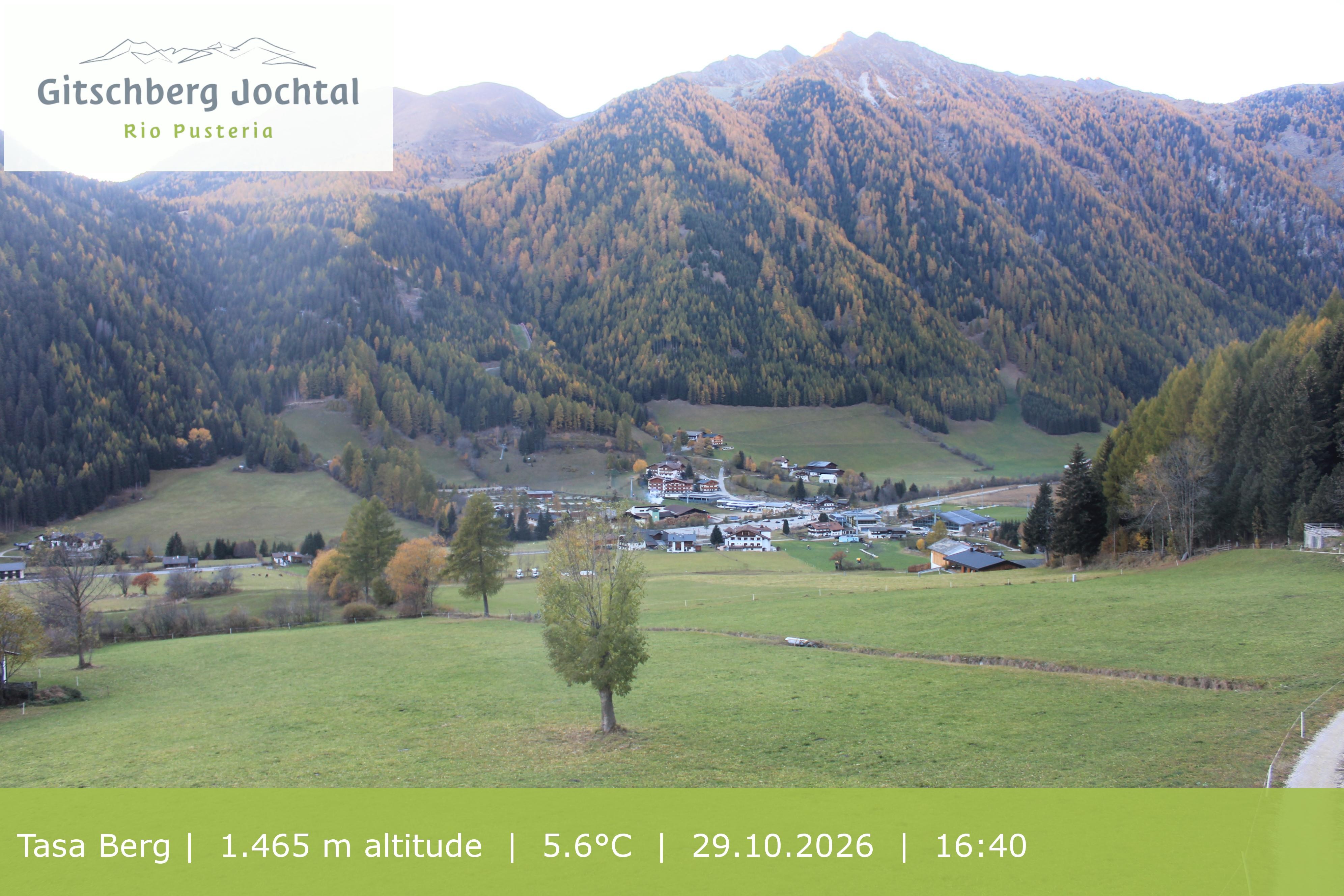 Archiv Foto Webcam: Blick auf den Gitschberg