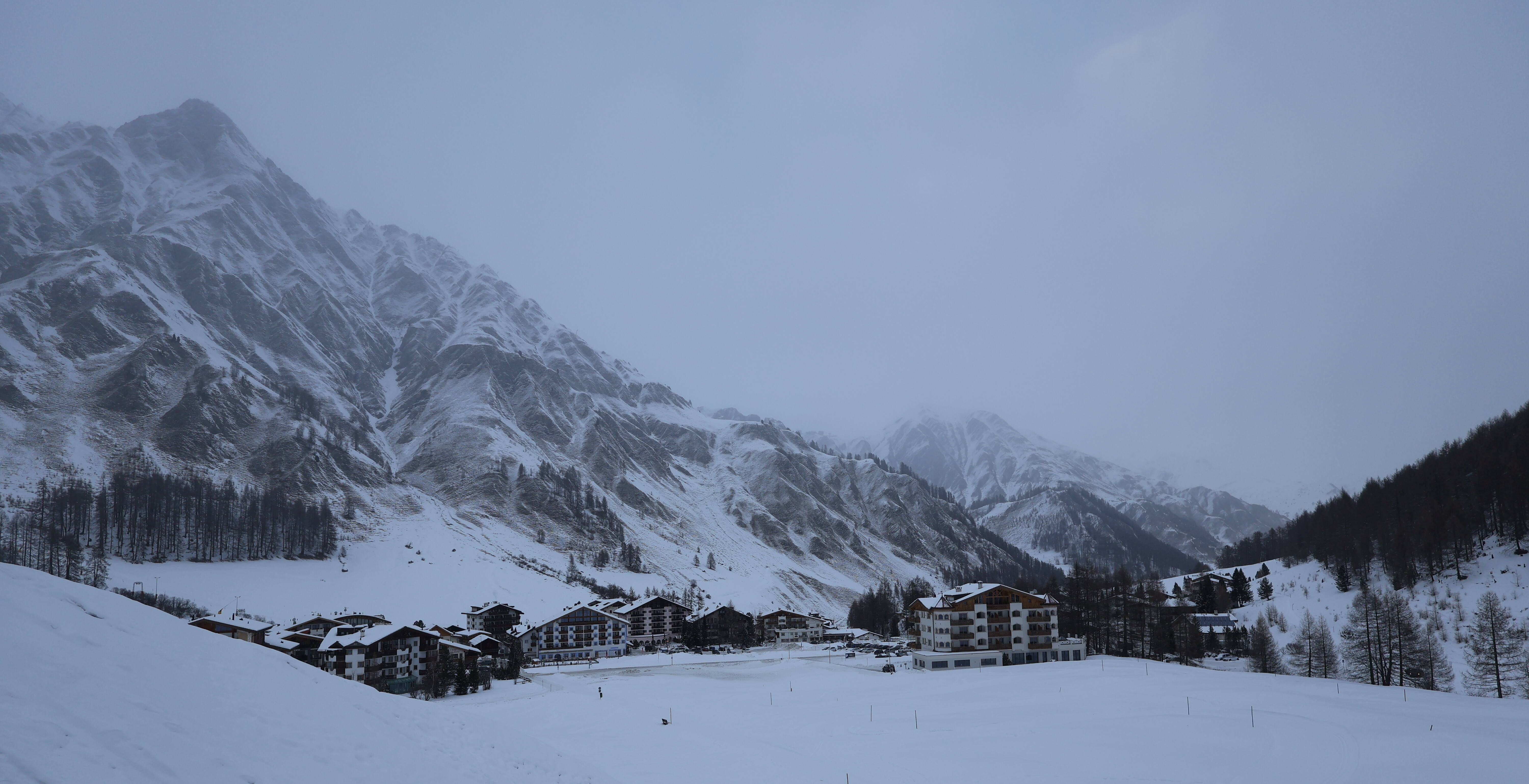 Archiv Foto Webcam Samnaun: Blick auf das Dorf