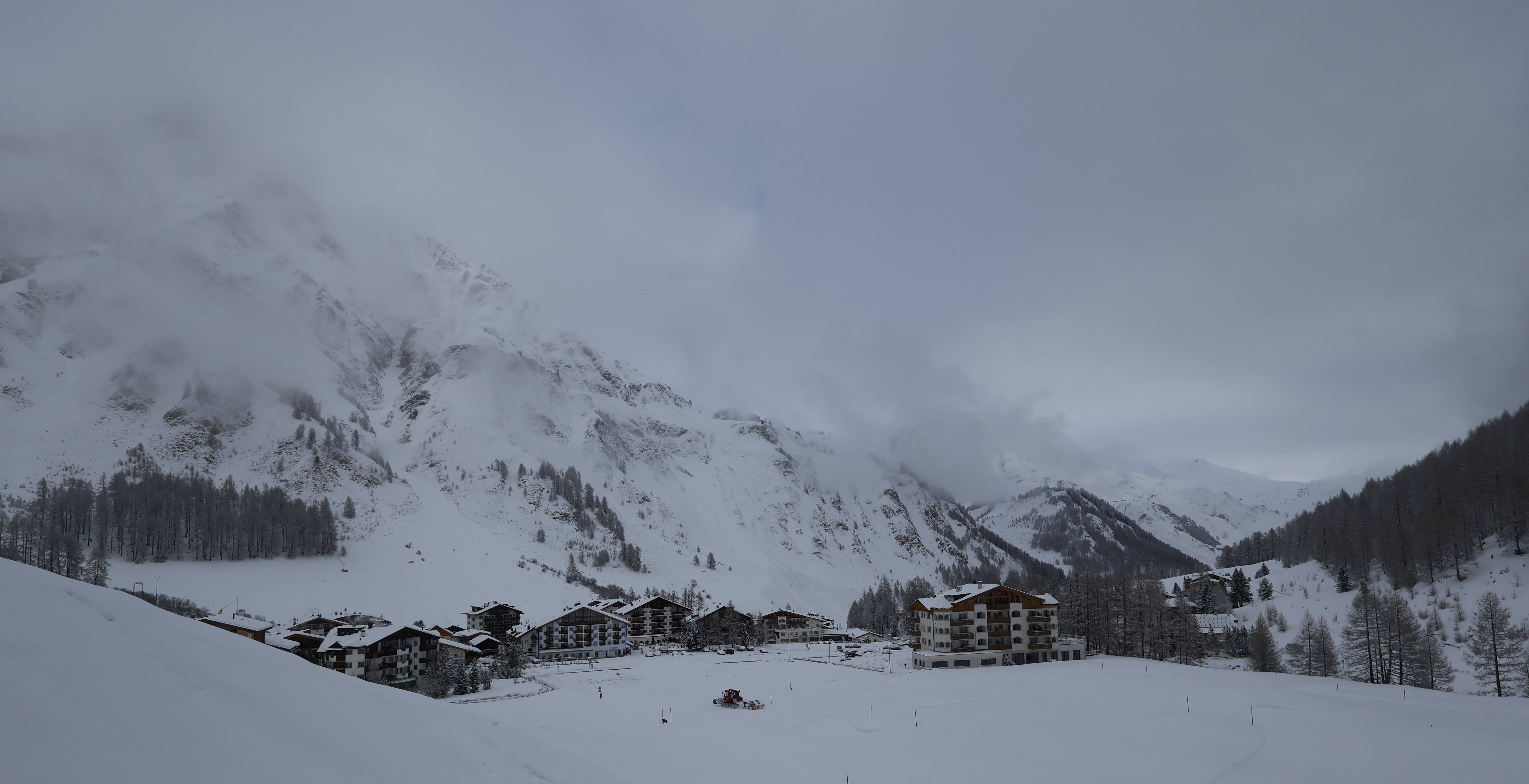 Archiv Foto Webcam Samnaun: Blick auf das Dorf