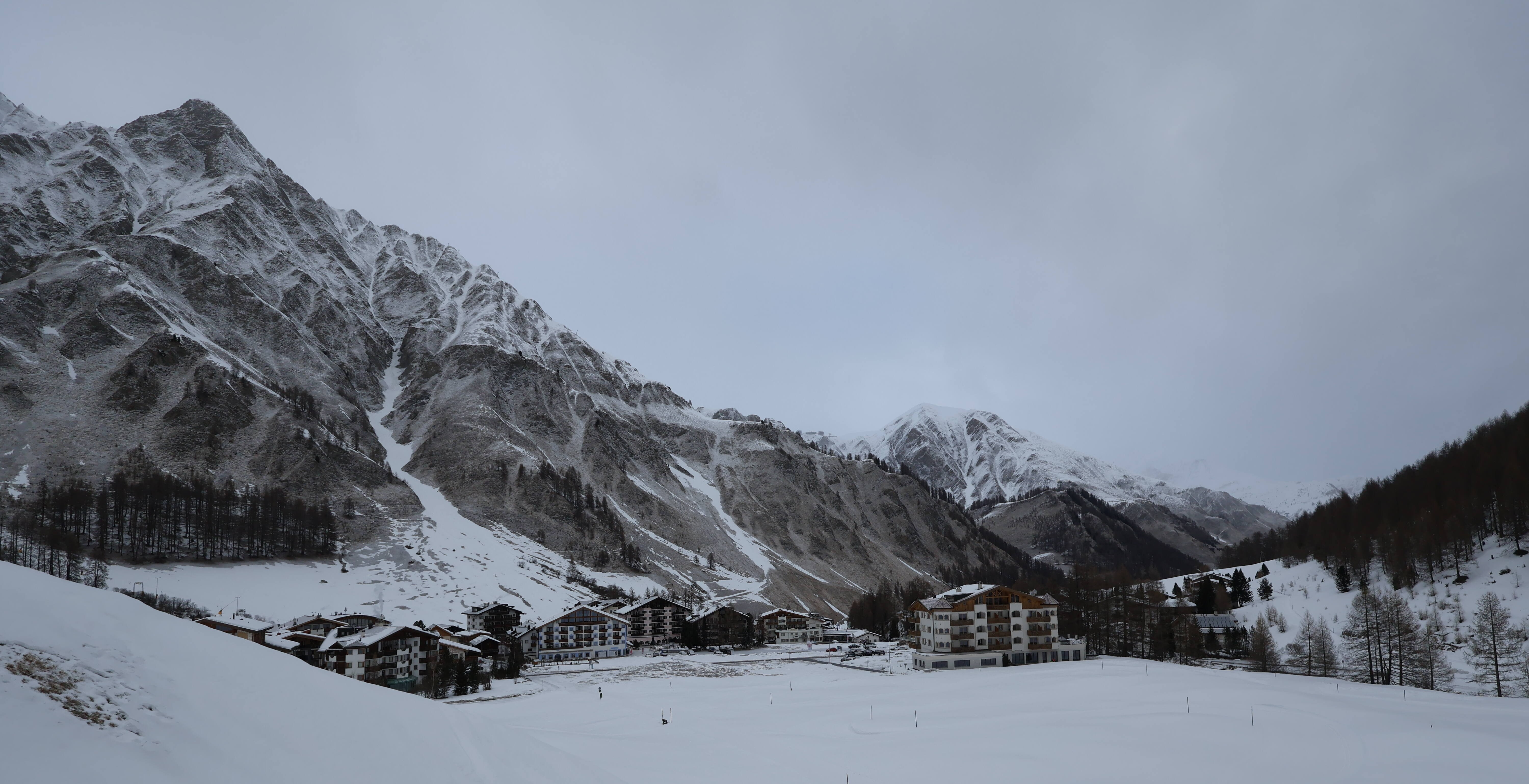 Archiv Foto Webcam Samnaun: Blick auf das Dorf