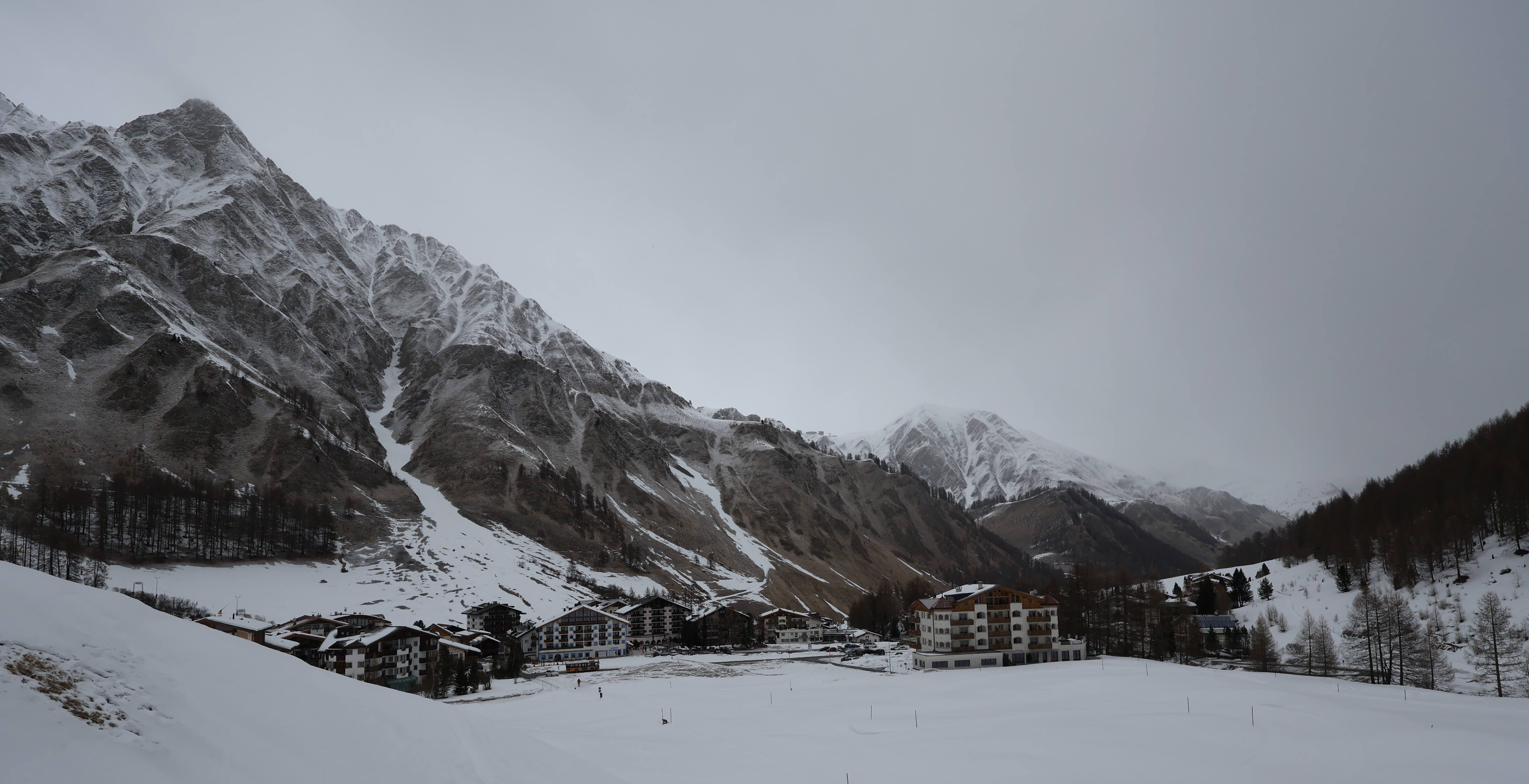 Archiv Foto Webcam Samnaun: Blick auf das Dorf