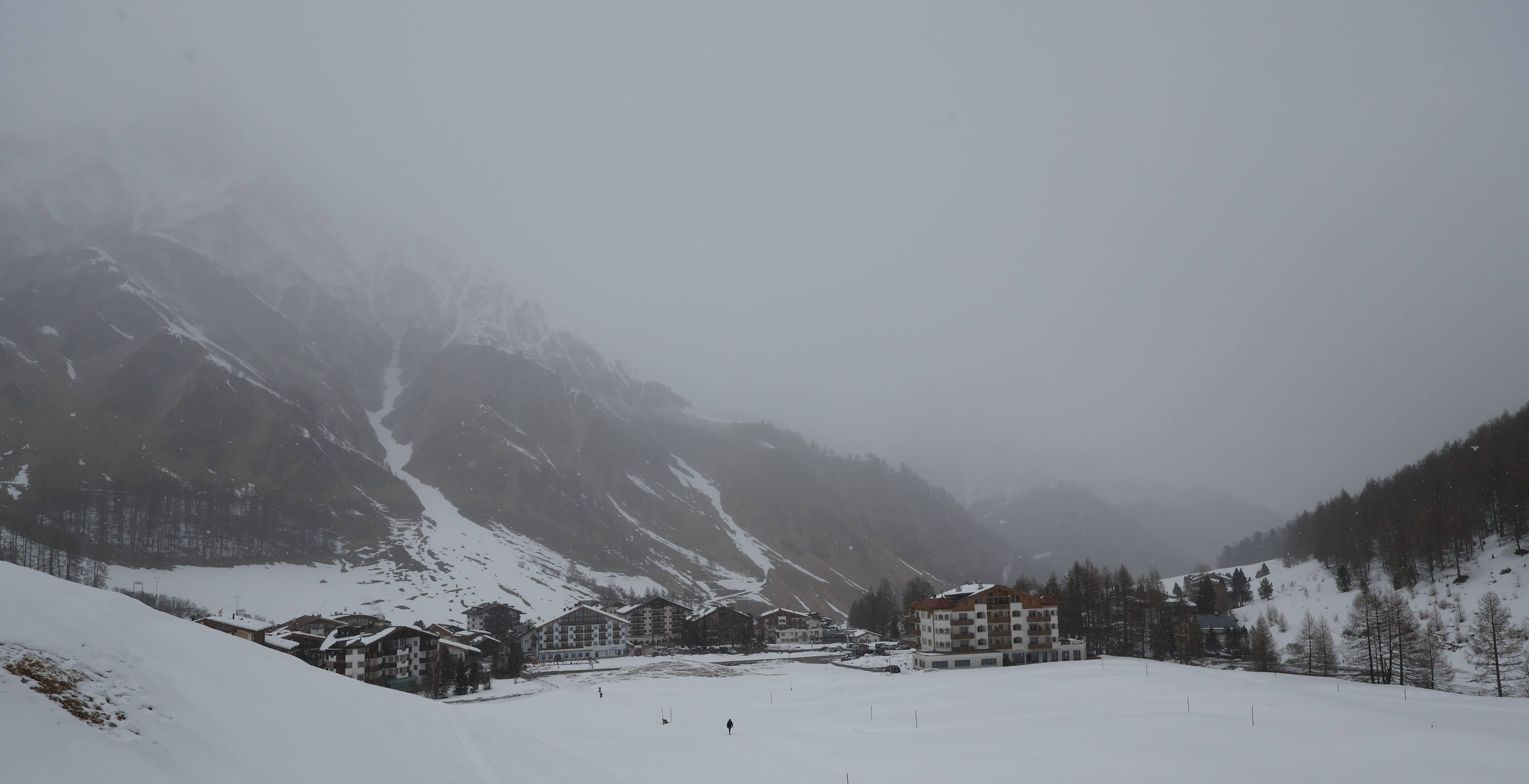 Archiv Foto Webcam Samnaun: Blick auf das Dorf