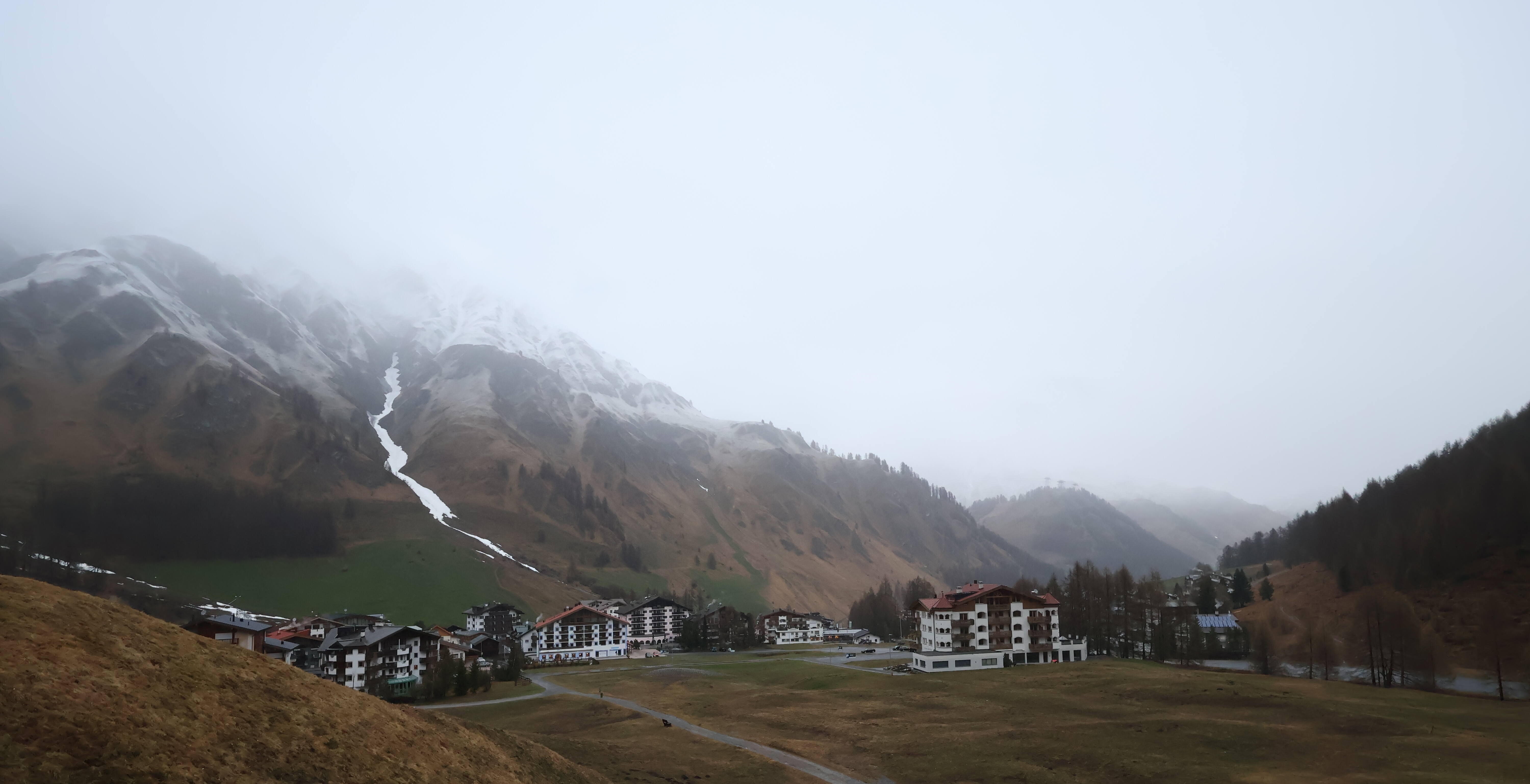 Archiv Foto Webcam Samnaun: Blick auf das Dorf