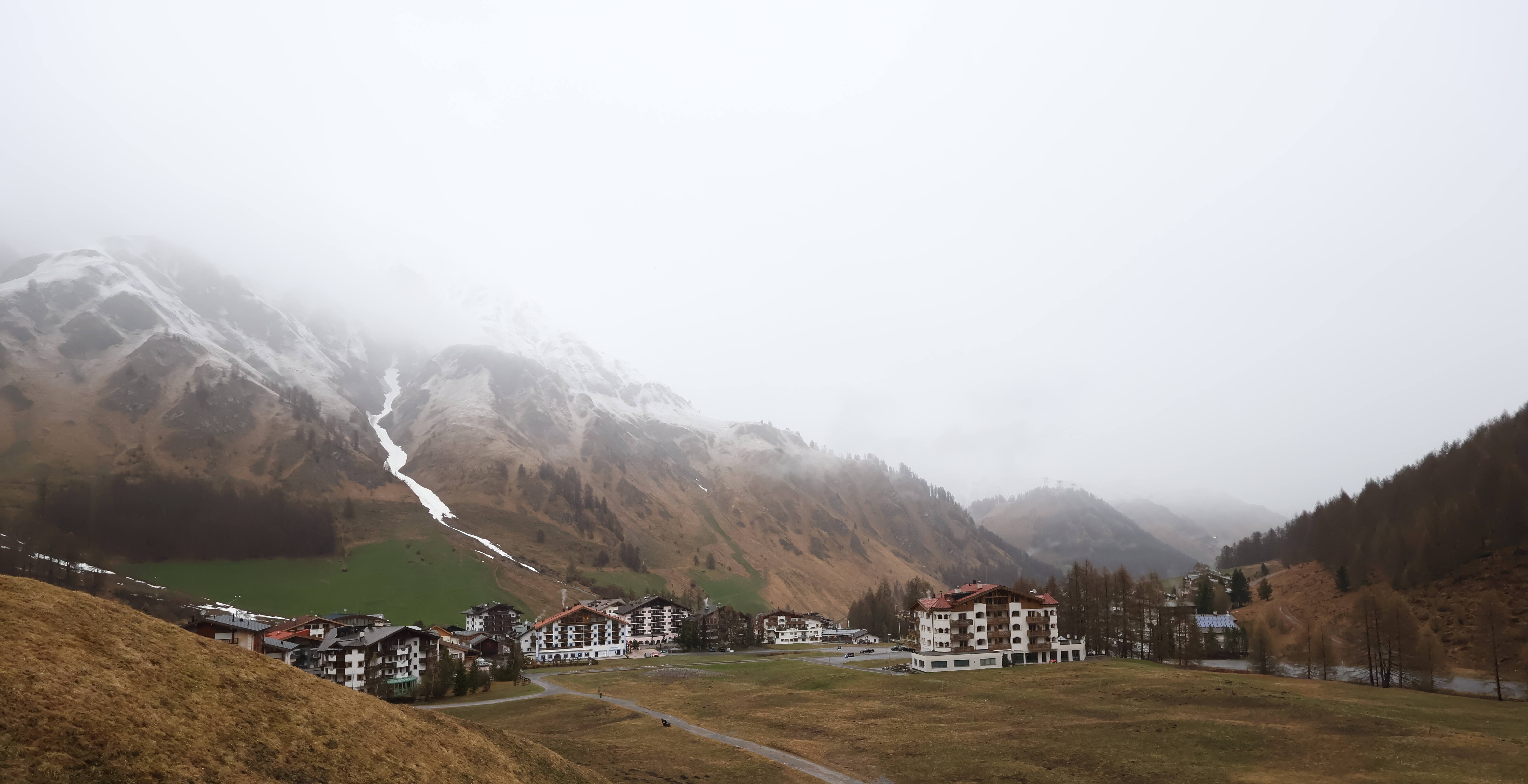 Archiv Foto Webcam Samnaun: Blick auf das Dorf