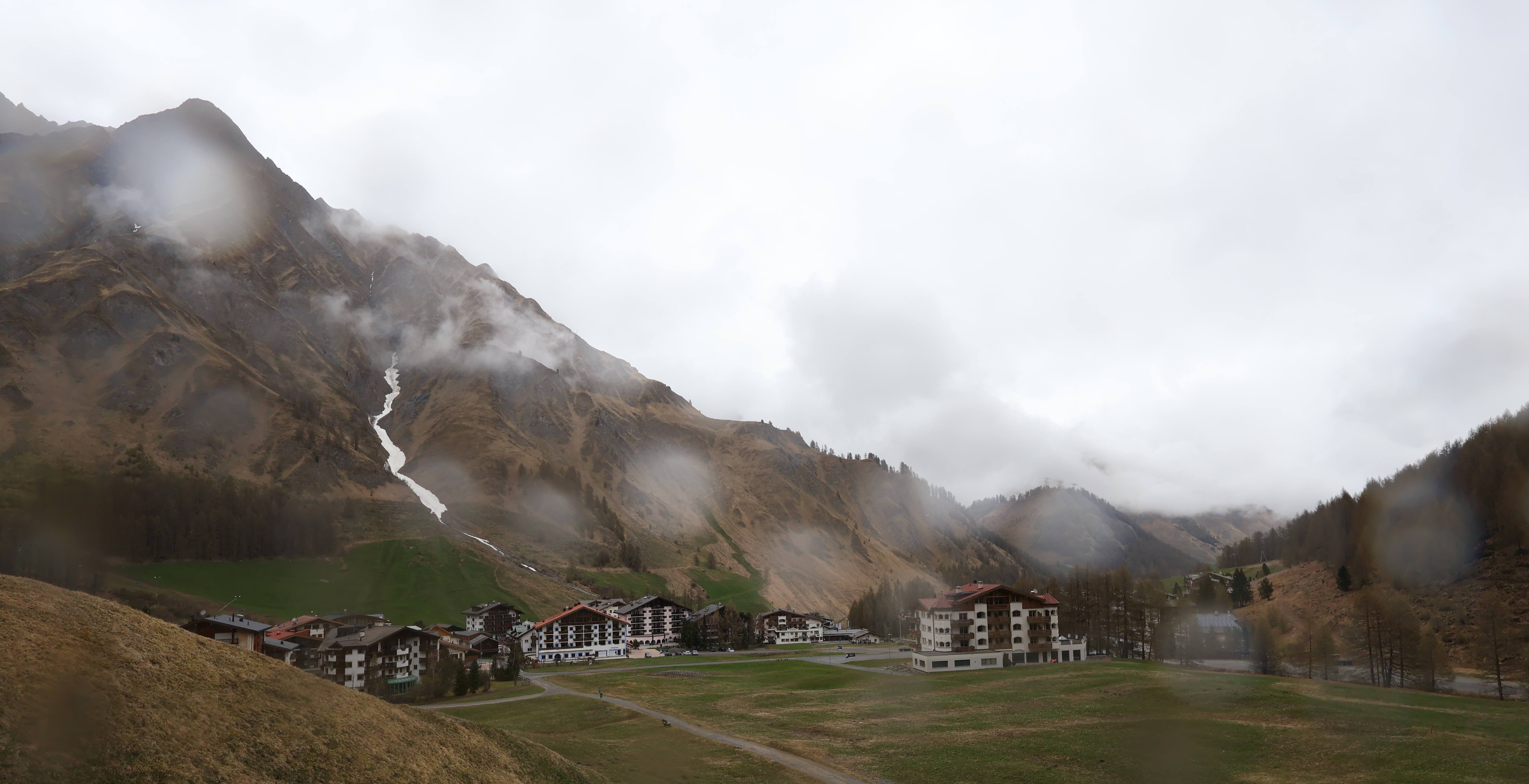 Archiv Foto Webcam Samnaun: Blick auf das Dorf