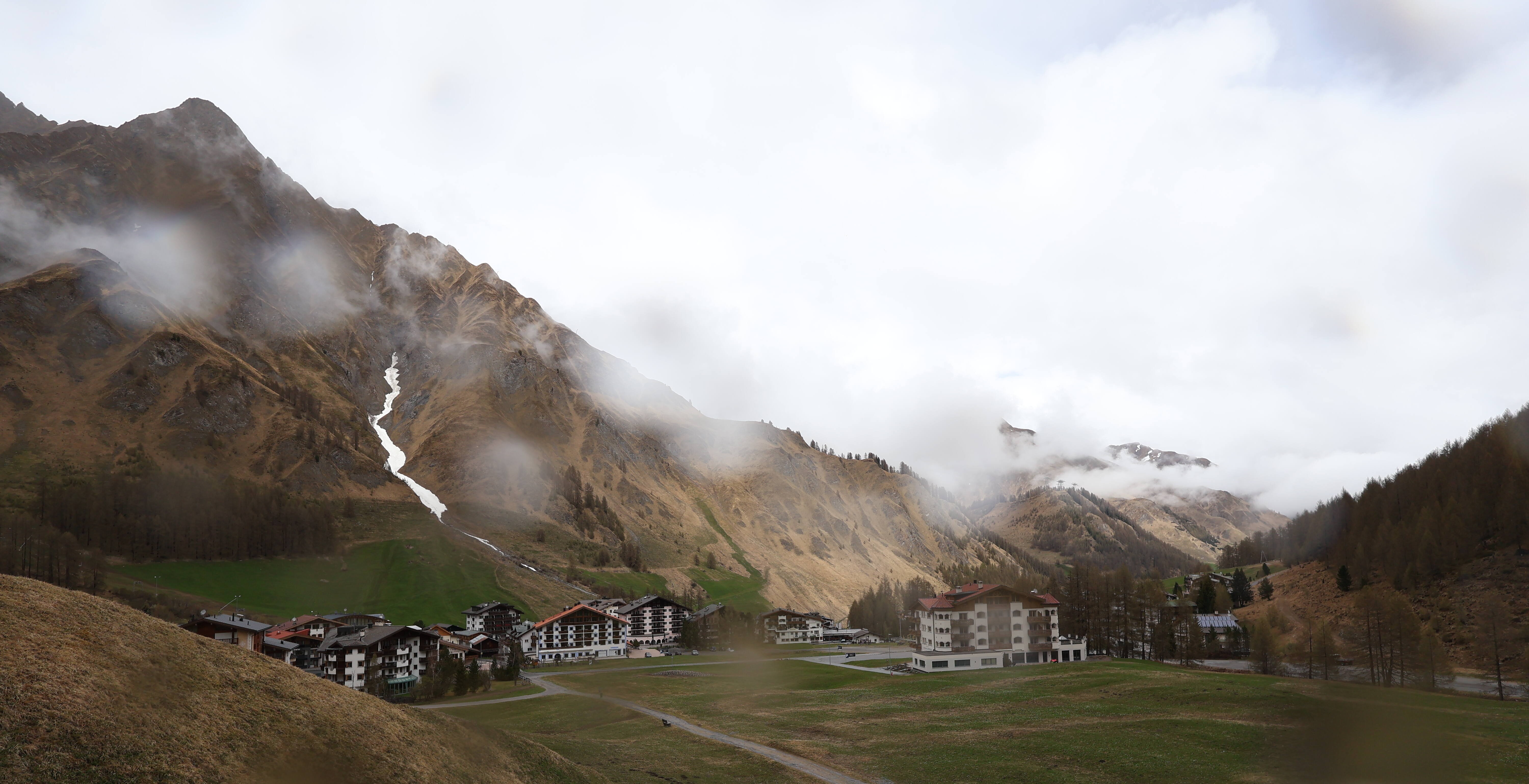 Archiv Foto Webcam Samnaun: Blick auf das Dorf