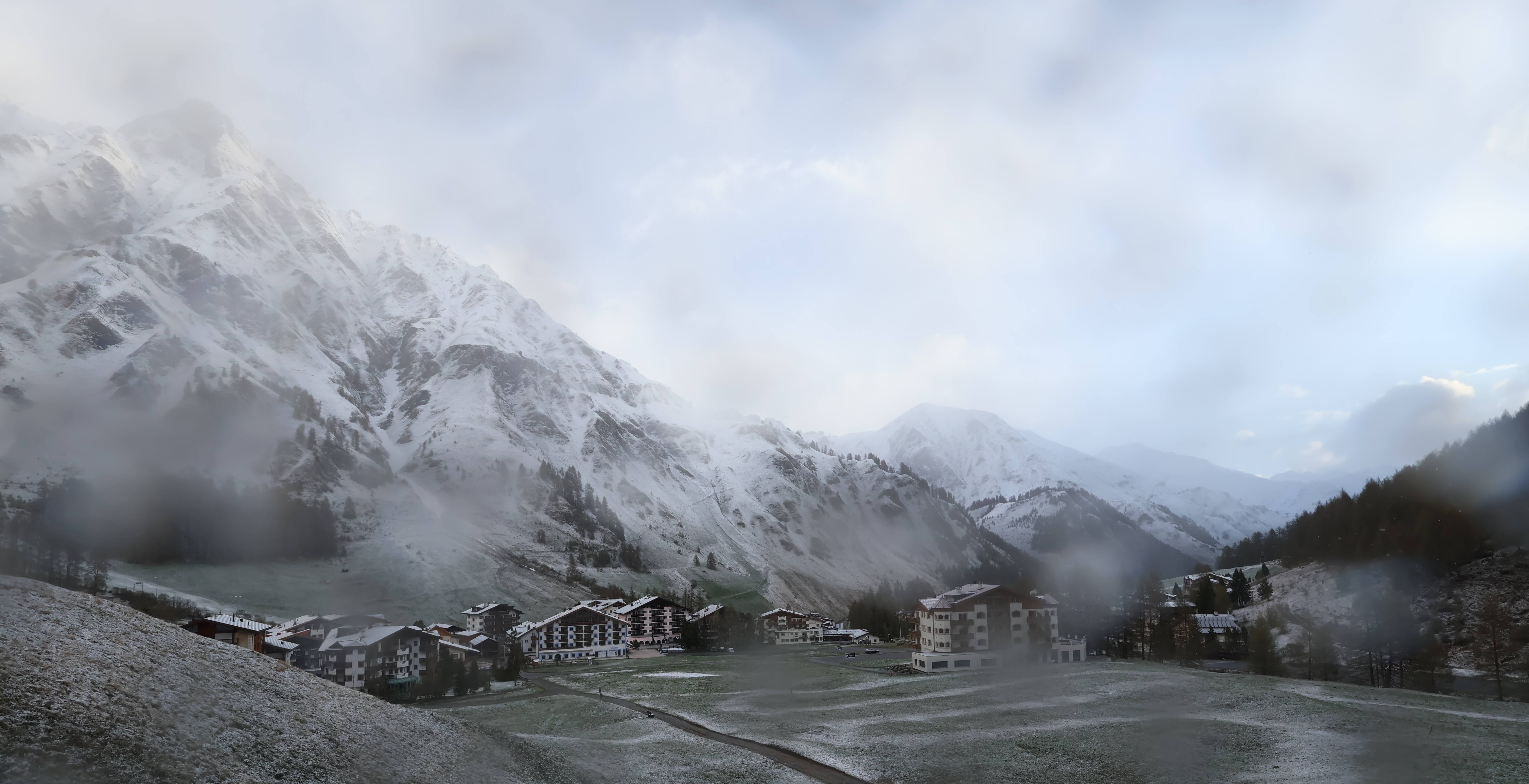 Archiv Foto Webcam Samnaun: Blick auf das Dorf