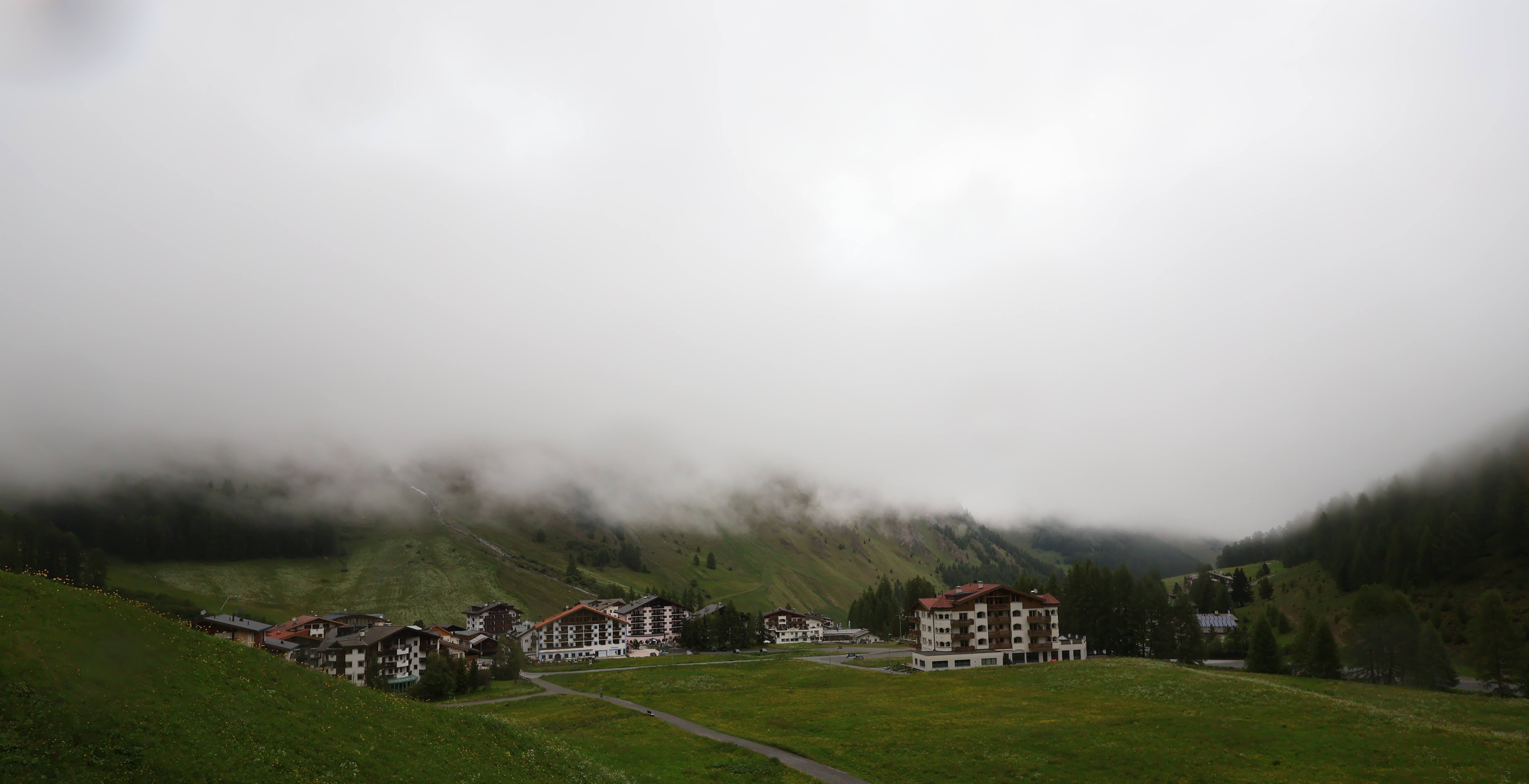 Archiv Foto Webcam Samnaun: Blick auf das Dorf