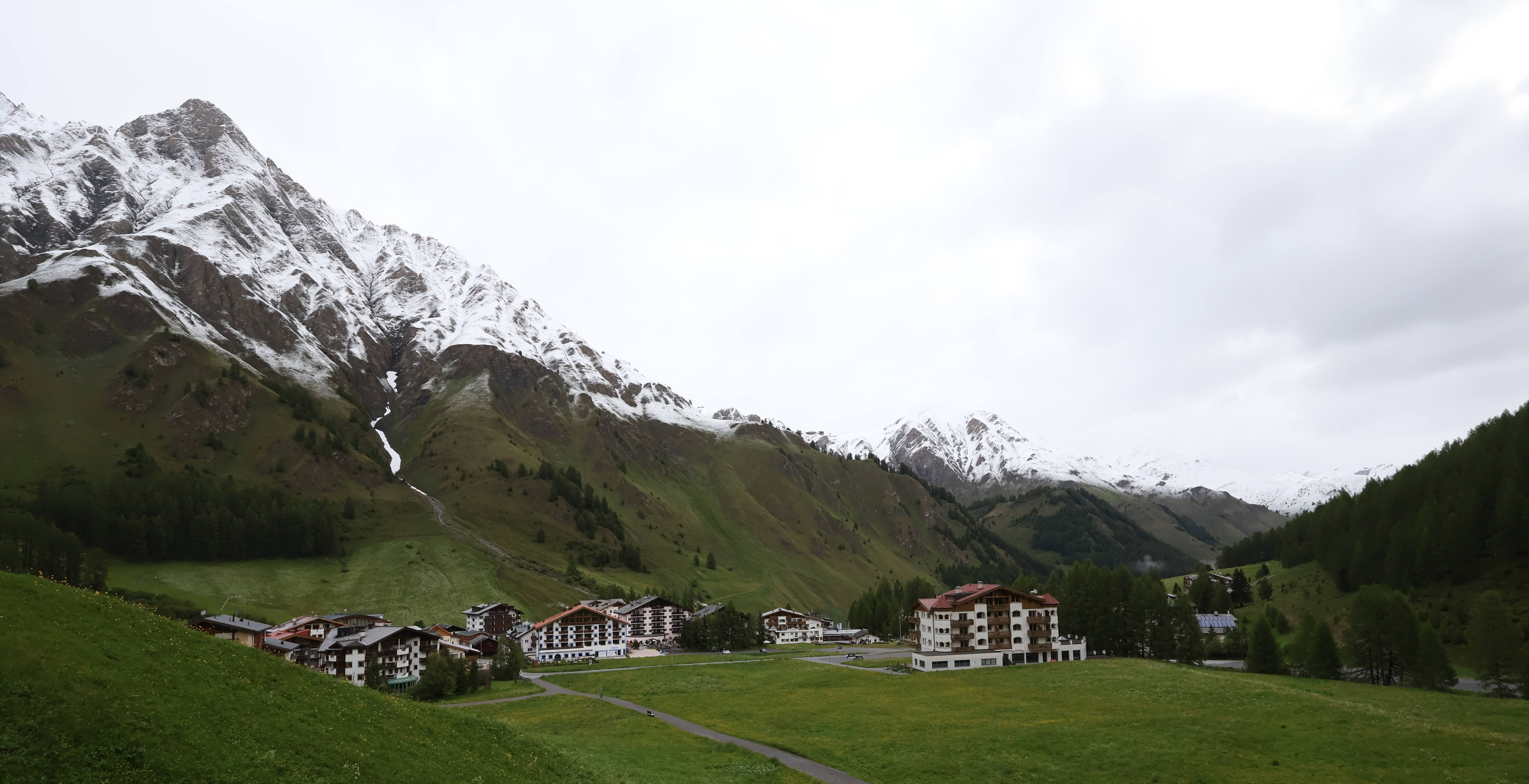 Archived image Webcam Samnaun: Village View