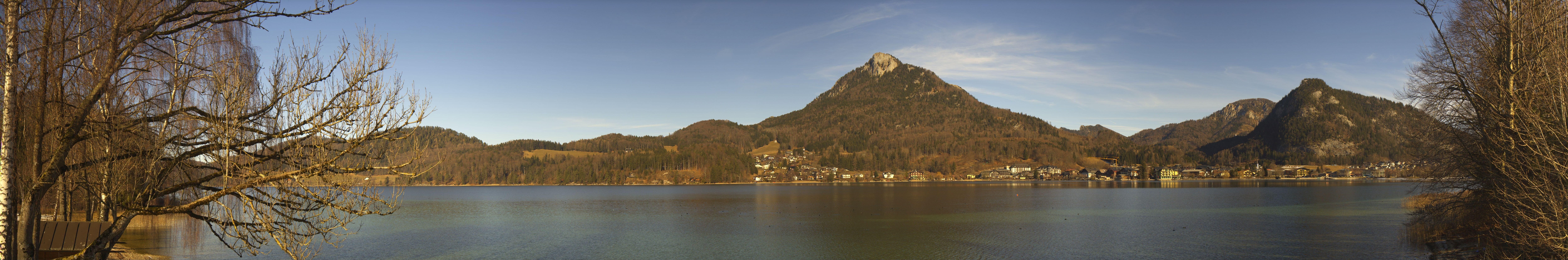 Archived image Webcam Fuschl am See: Panoramic View