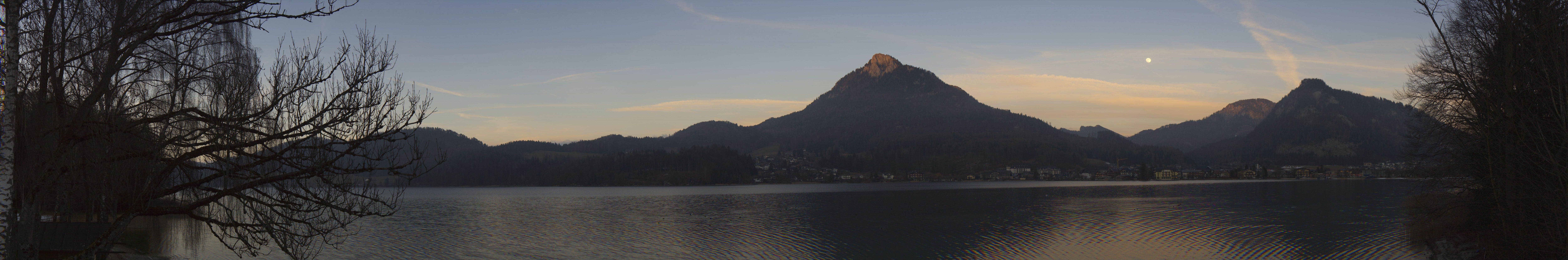 Archived image Webcam Fuschl am See: Panoramic View