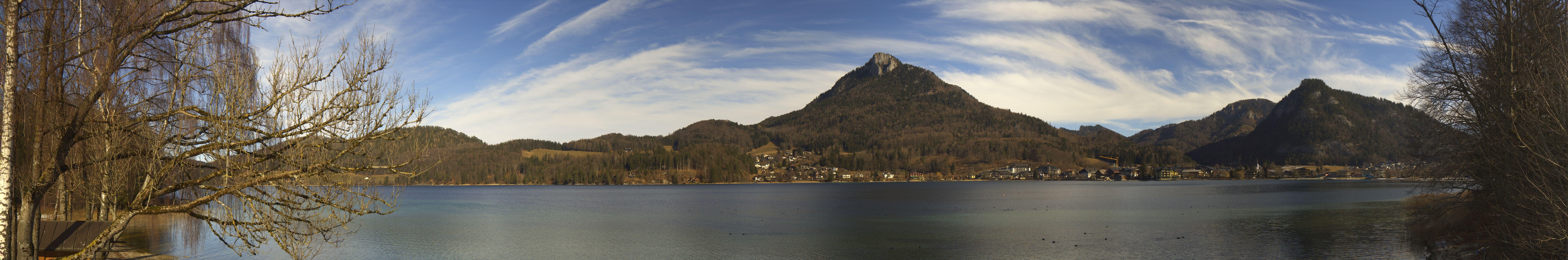 Archiv Foto Webcam Fuschlsee Panoramablick