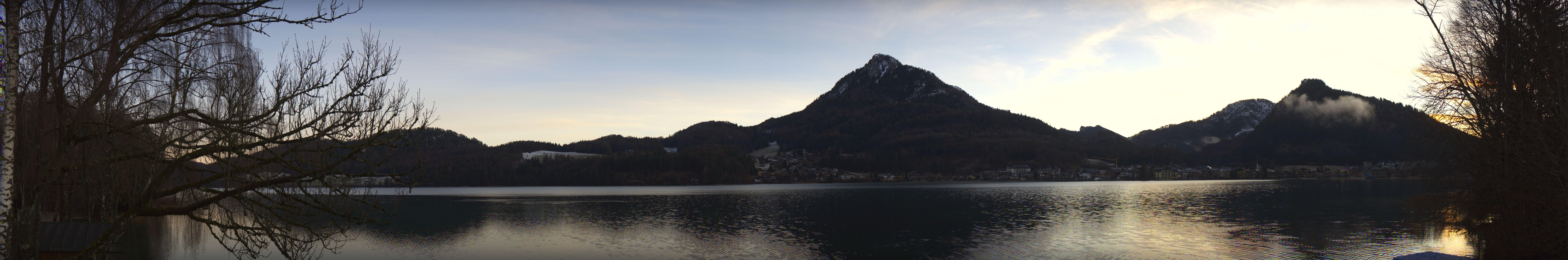 Archiv Foto Webcam Fuschlsee Panoramablick