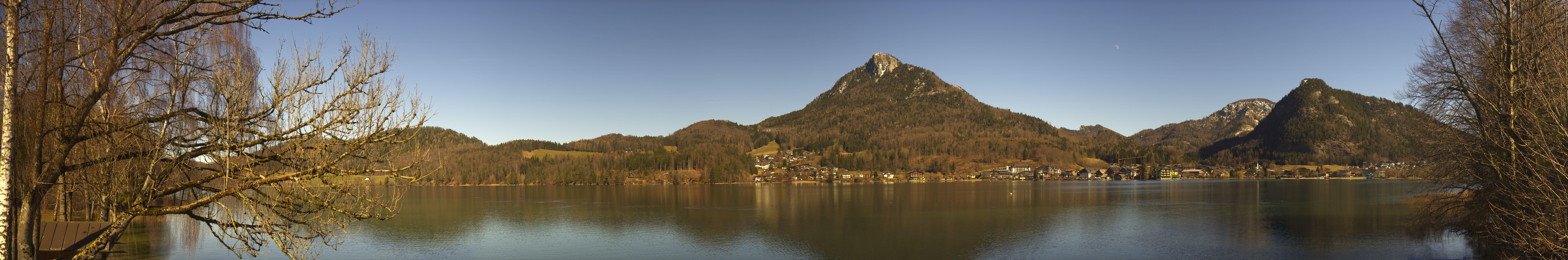 Archiv Foto Webcam Fuschlsee Panoramablick