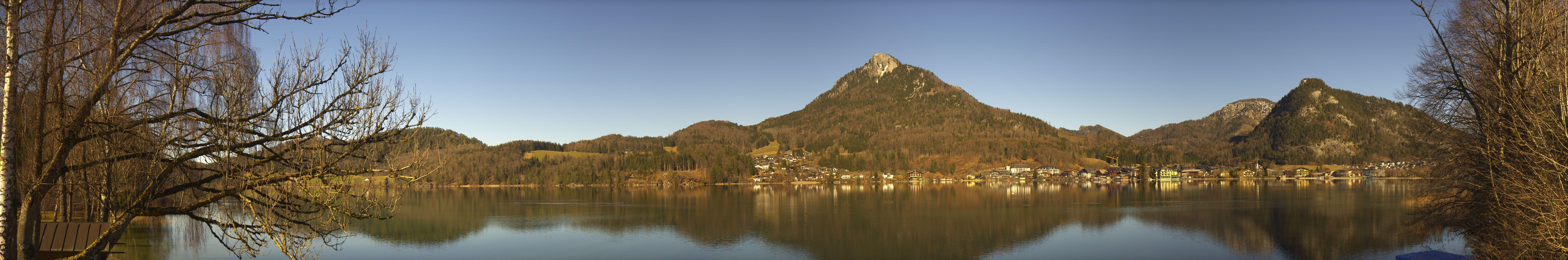 Archiv Foto Webcam Fuschlsee Panoramablick