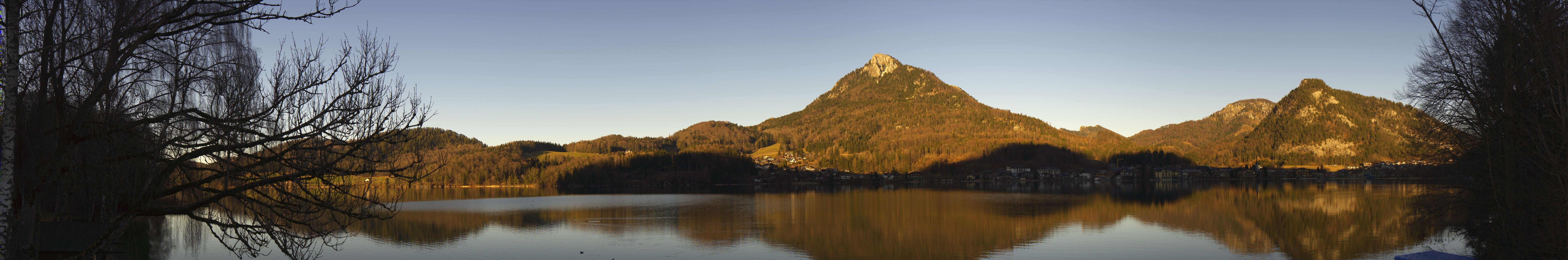 Archiv Foto Webcam Fuschlsee Panoramablick