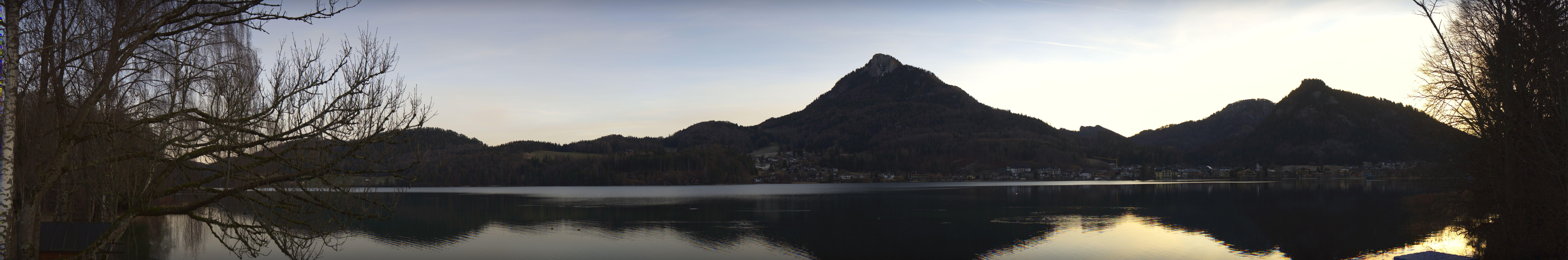 Archived image Webcam Fuschl am See: Panoramic View