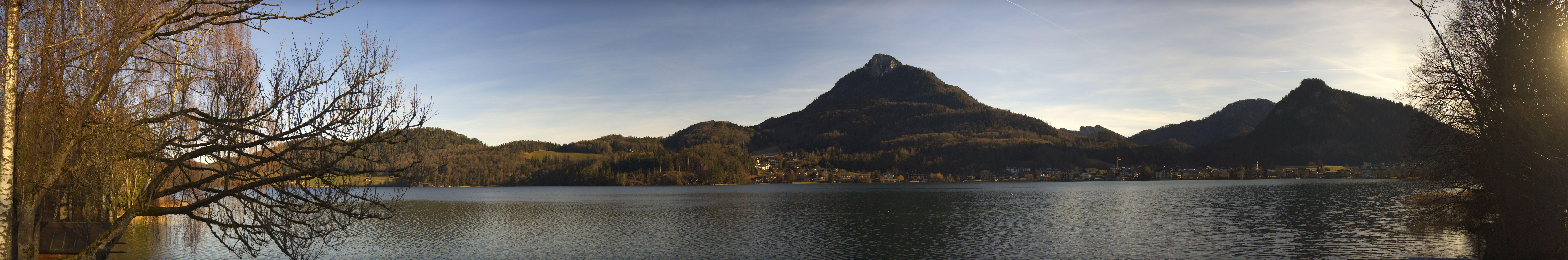 Archived image Webcam Fuschl am See: Panoramic View