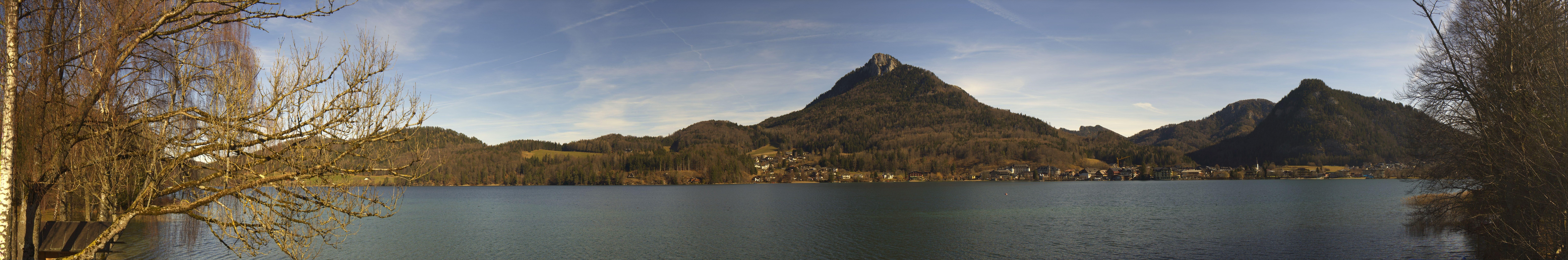 Archived image Webcam Fuschl am See: Panoramic View