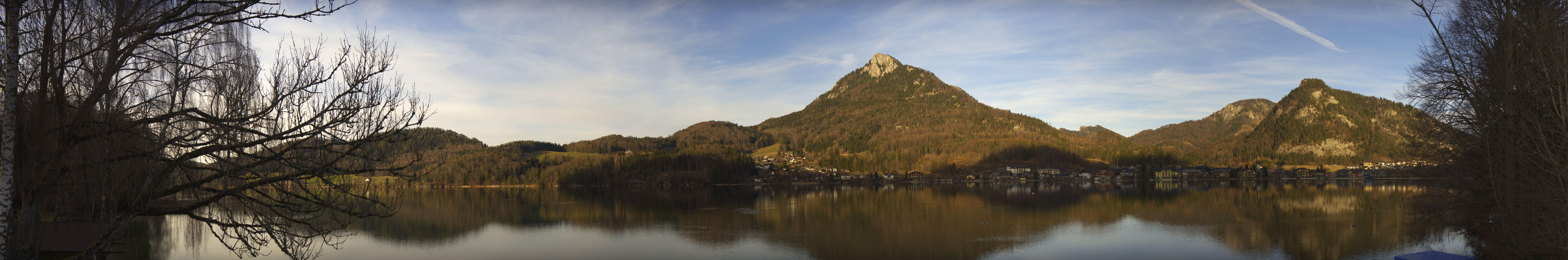 Archived image Webcam Fuschl am See: Panoramic View