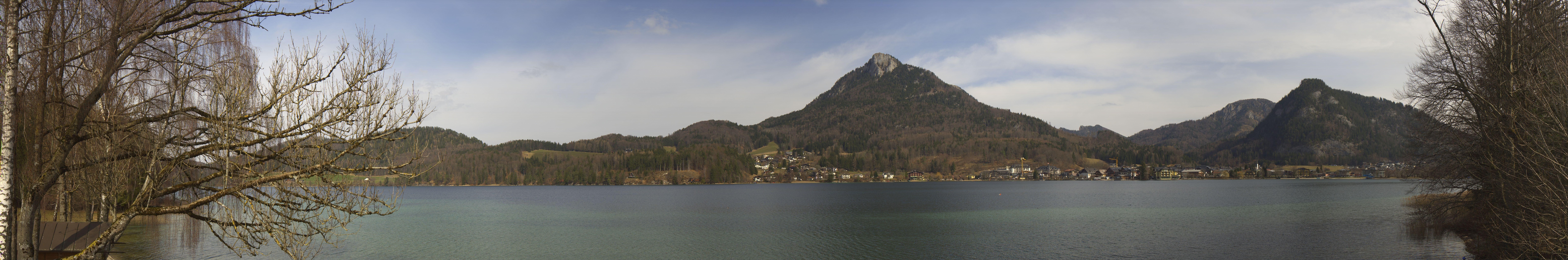 Archiv Foto Webcam Fuschlsee Panoramablick