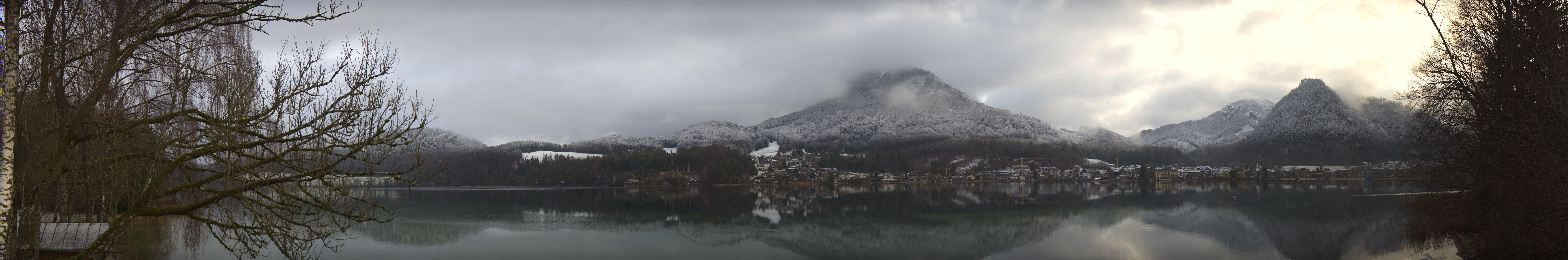 Archiv Foto Webcam Fuschlsee Panoramablick