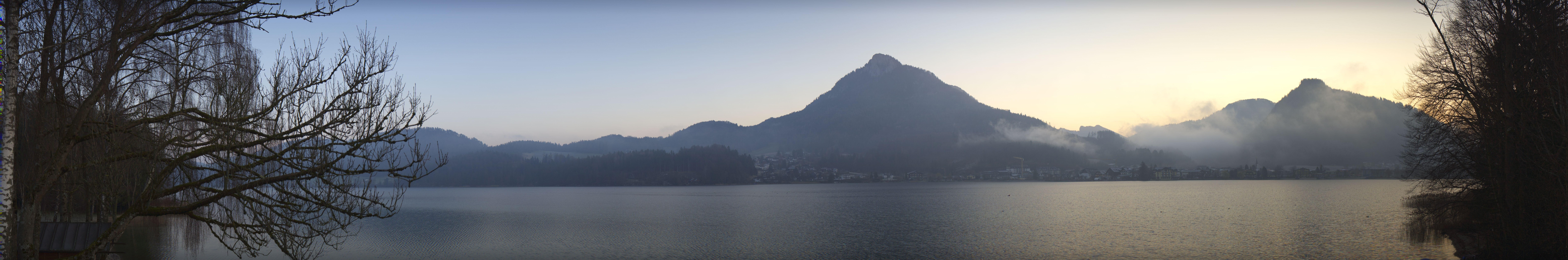 Archived image Webcam Fuschl am See: Panoramic View