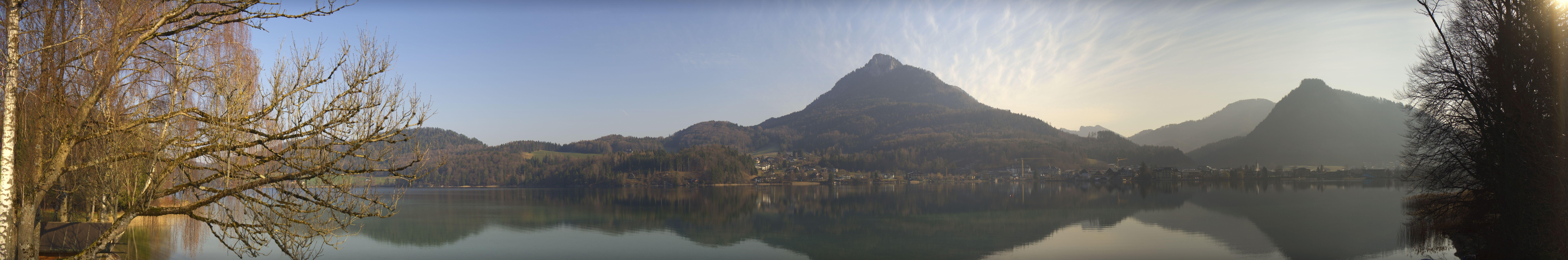 Archived image Webcam Fuschl am See: Panoramic View