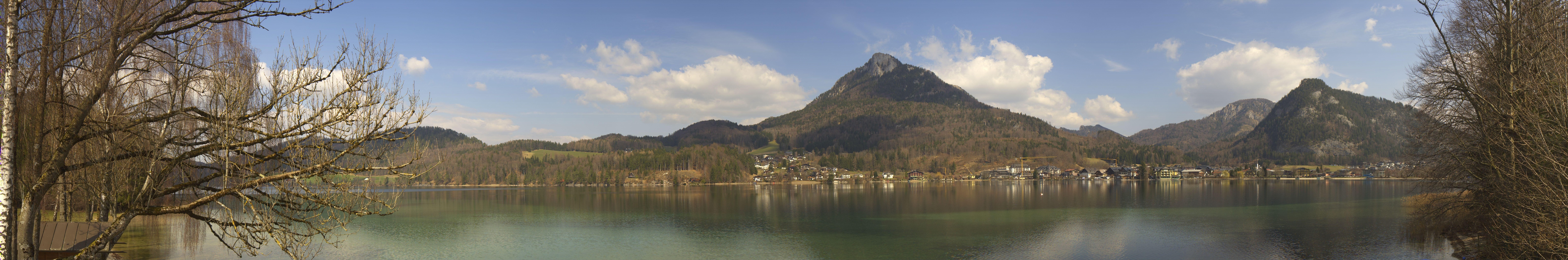 Archiv Foto Webcam Fuschlsee Panoramablick