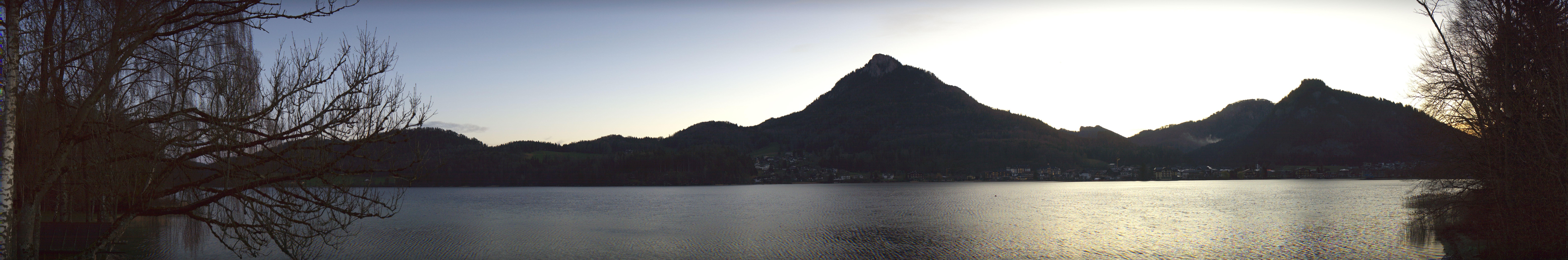 Archived image Webcam Fuschl am See: Panoramic View