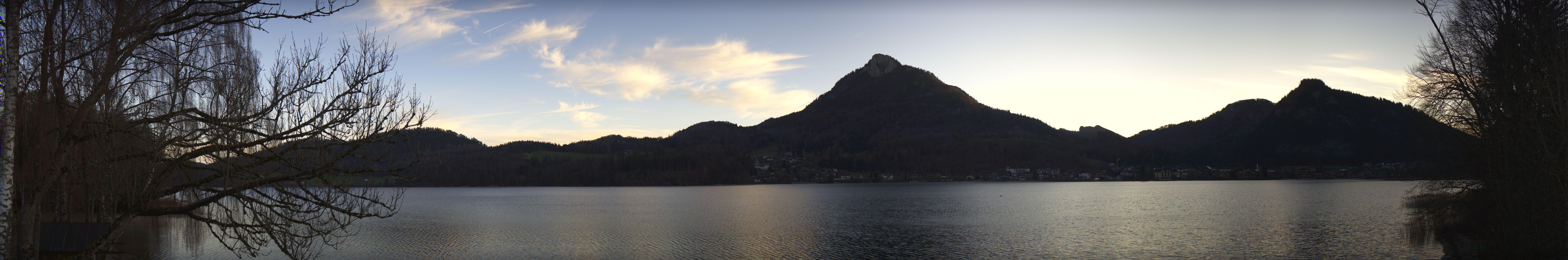 Archived image Webcam Fuschl am See: Panoramic View