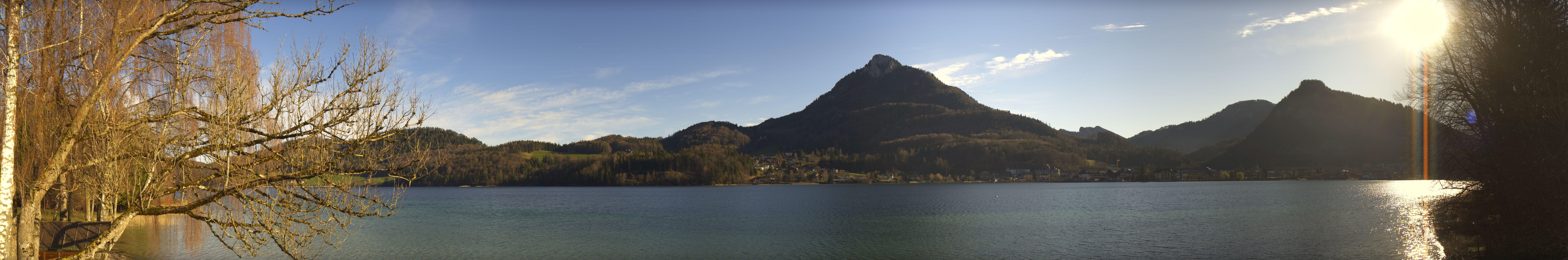 Archived image Webcam Fuschl am See: Panoramic View