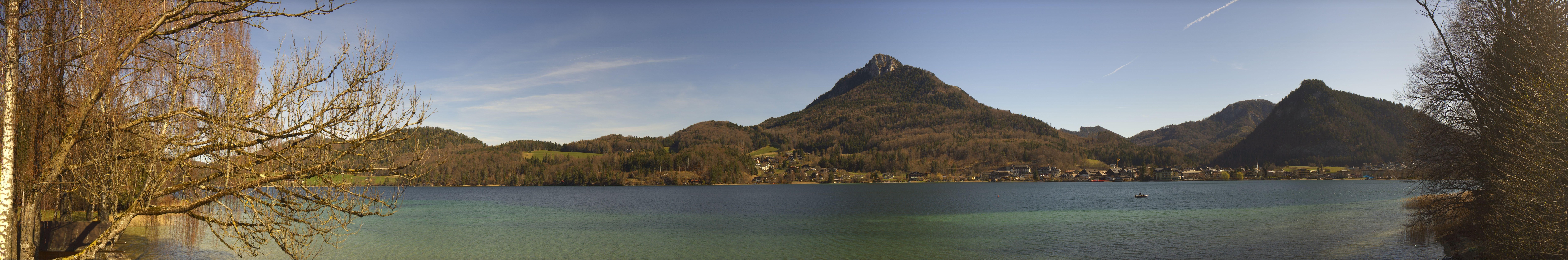 Archived image Webcam Fuschl am See: Panoramic View