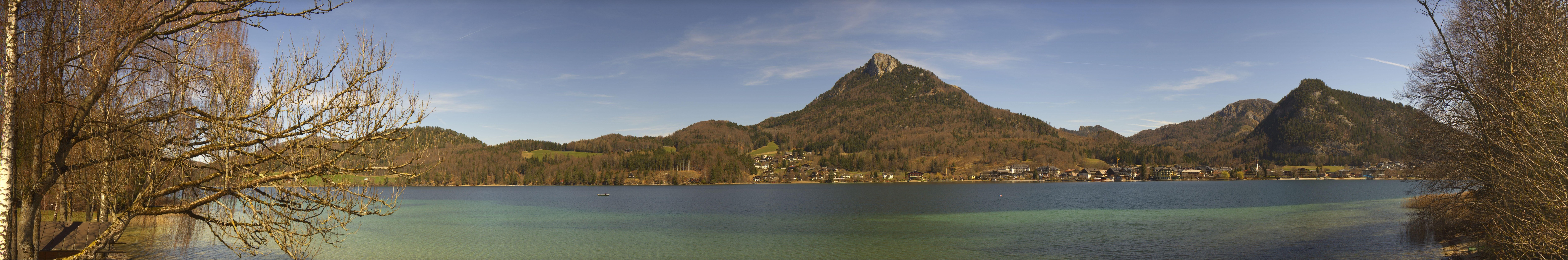 Archived image Webcam Fuschl am See: Panoramic View