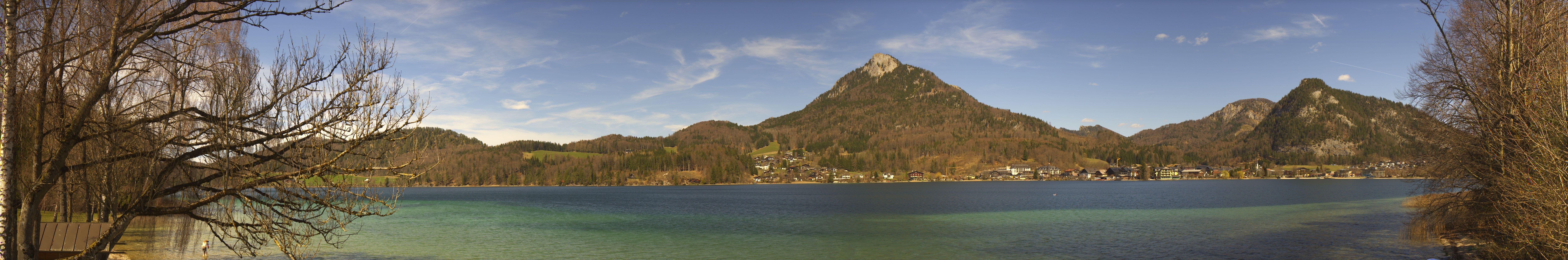 Archived image Webcam Fuschl am See: Panoramic View
