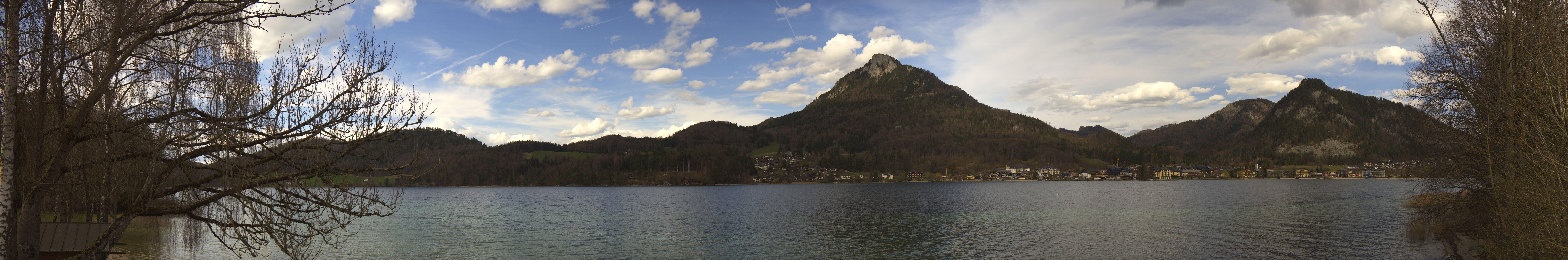 Archived image Webcam Fuschl am See: Panoramic View