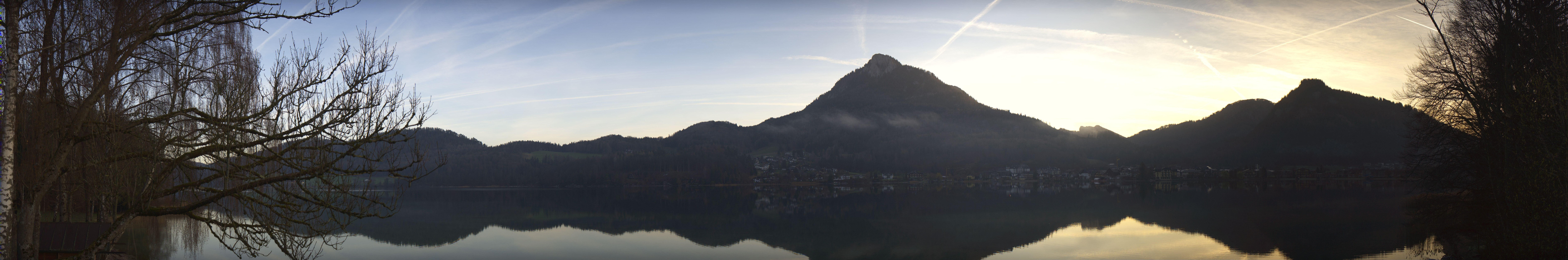 Archiv Foto Webcam Fuschlsee Panoramablick