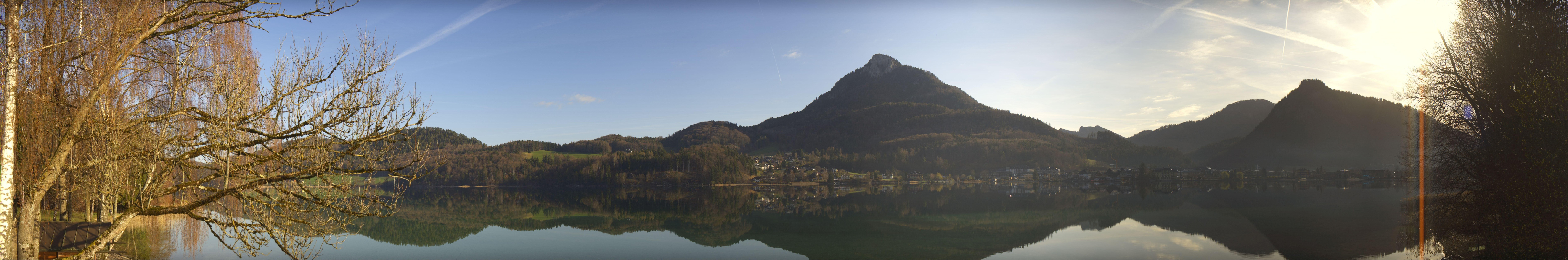Archiv Foto Webcam Fuschlsee Panoramablick