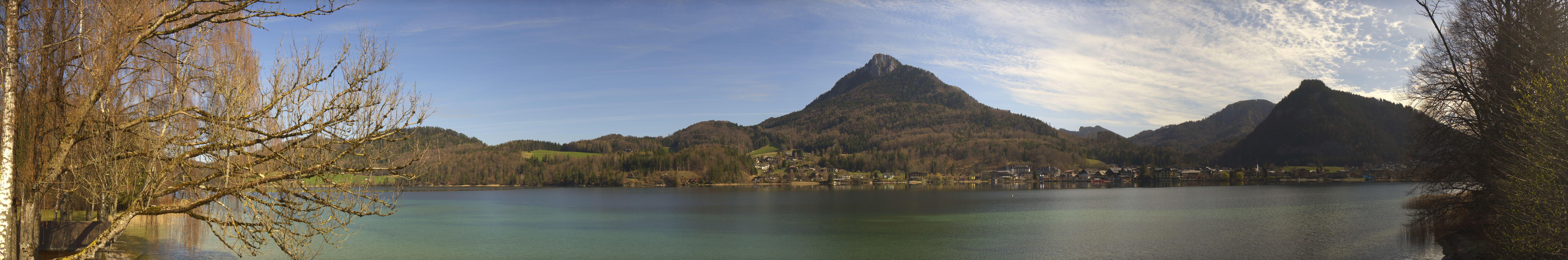 Archiv Foto Webcam Fuschlsee Panoramablick