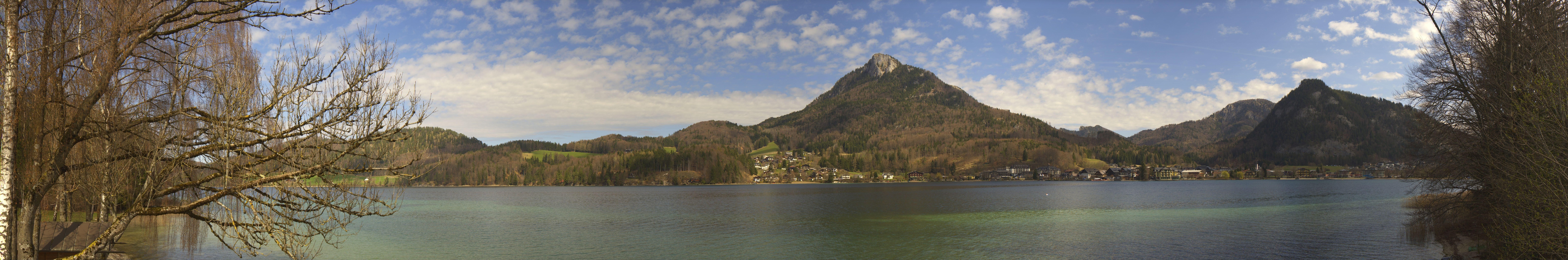 Archiv Foto Webcam Fuschlsee Panoramablick