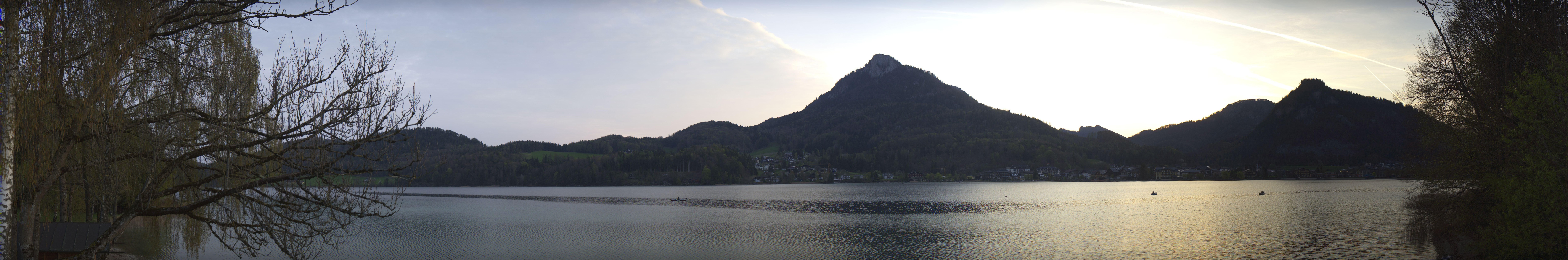 Archived image Webcam Fuschl am See: Panoramic View