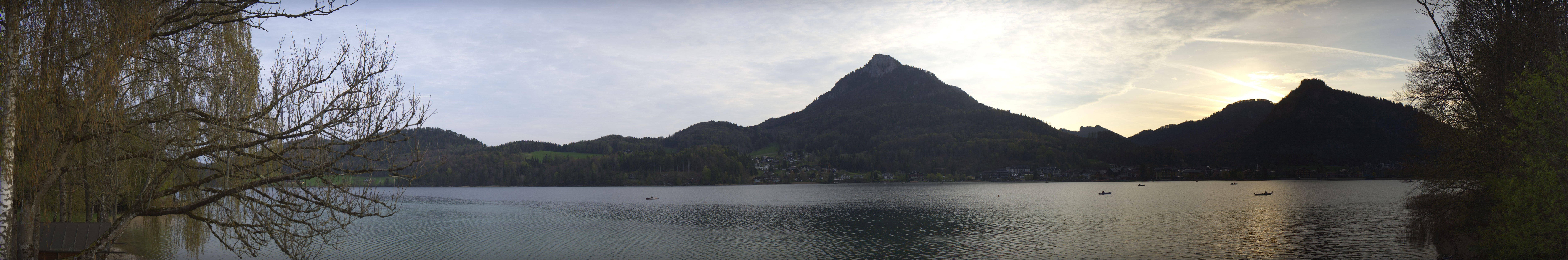 Archived image Webcam Fuschl am See: Panoramic View